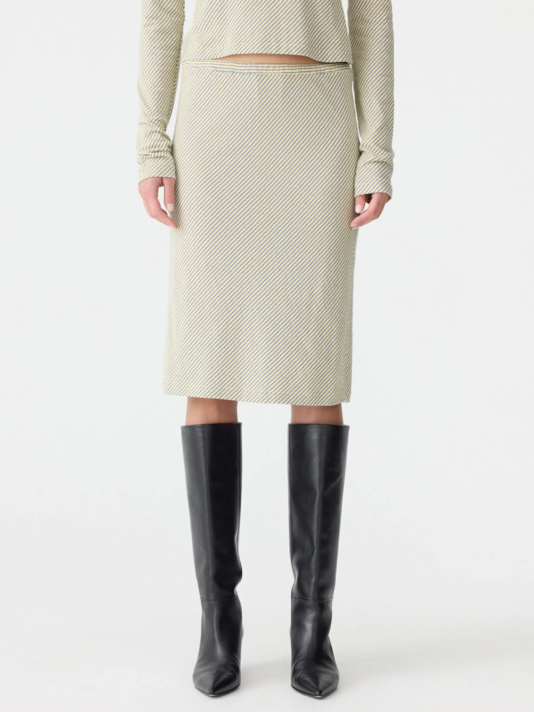Bias Stripe Skirt - Image 2
