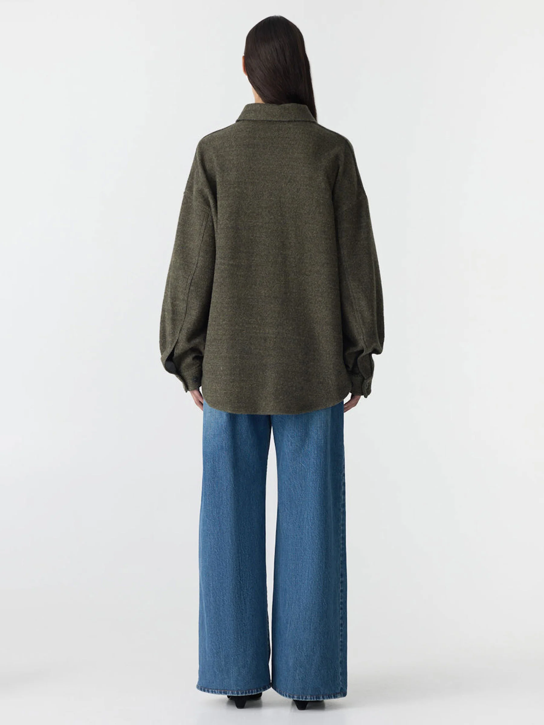 Boiled Wool Shirt Jacket - Image 4