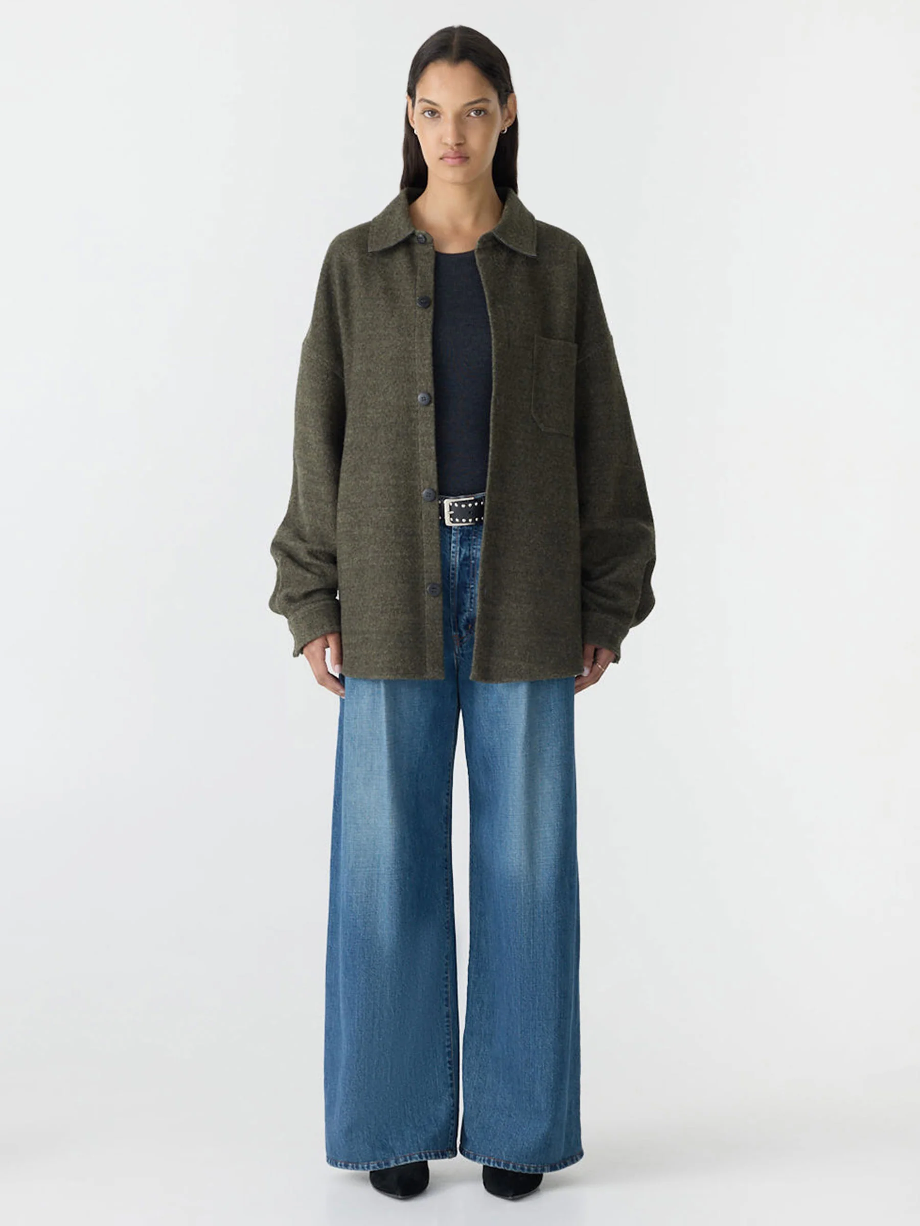 Boiled Wool Shirt Jacket - Image 5