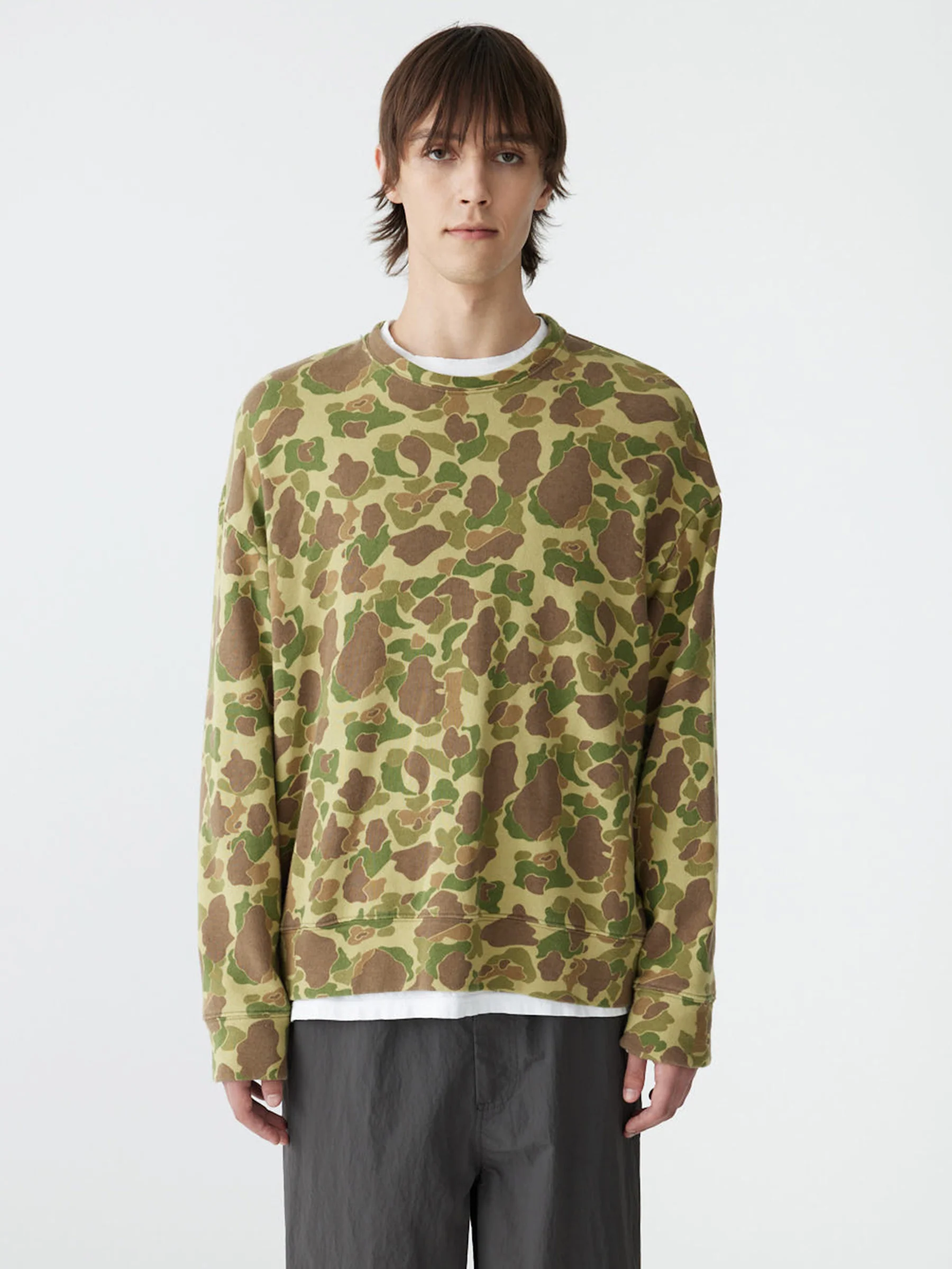 Universal Camo Slouch Crew Sweat - Image 4