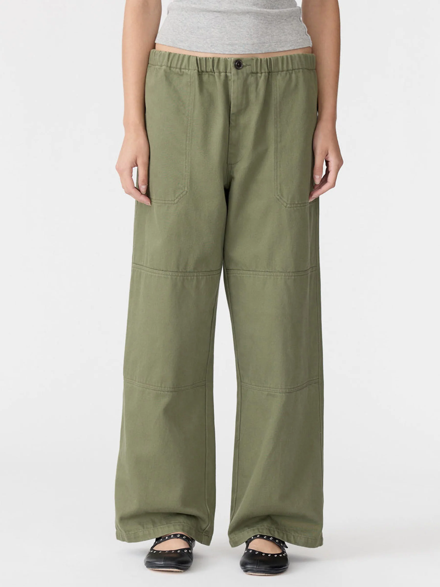Canvas Cargo Pull On Pant - Image 2