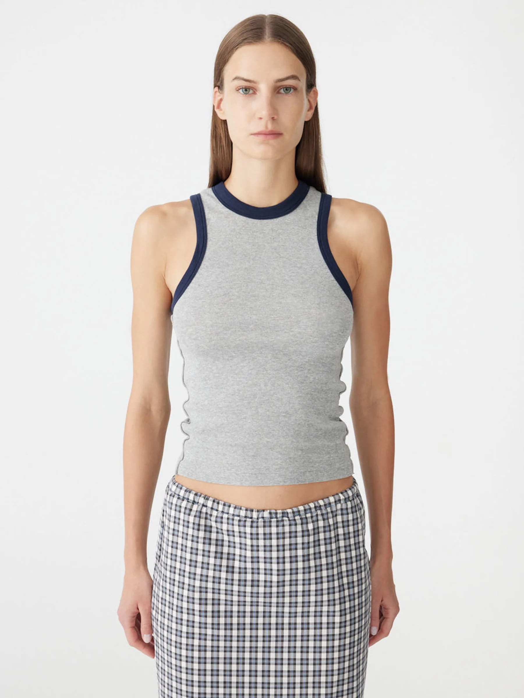 Contrast Seam Detail Tank - Image 2