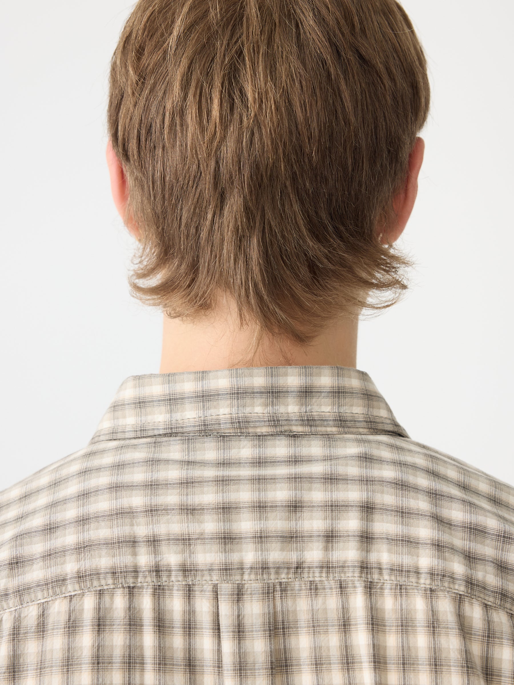 Cotton Check Short Sleeve Shirt - Image 6