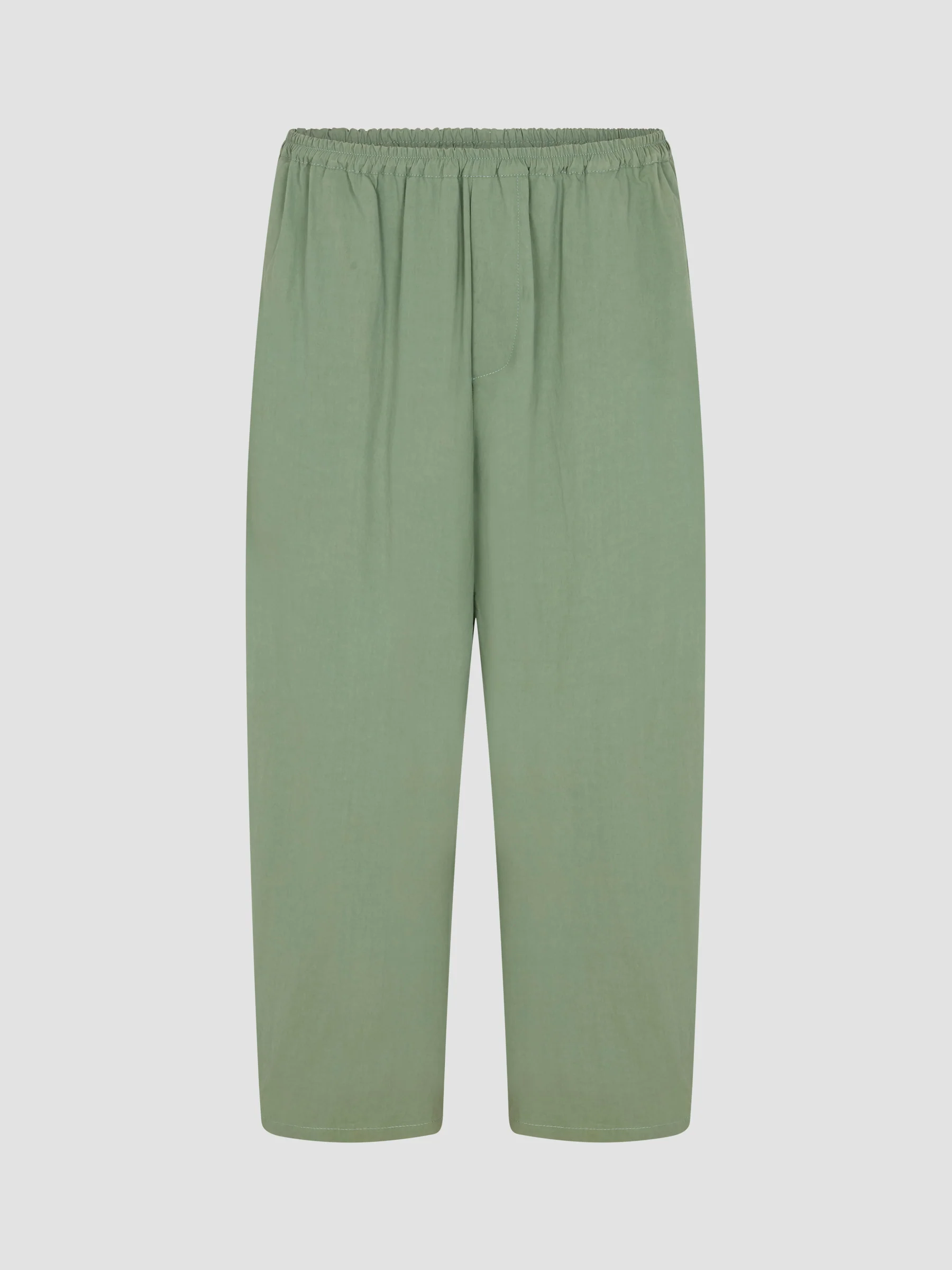 Crushed Cotton Gathered Pant - Image 8