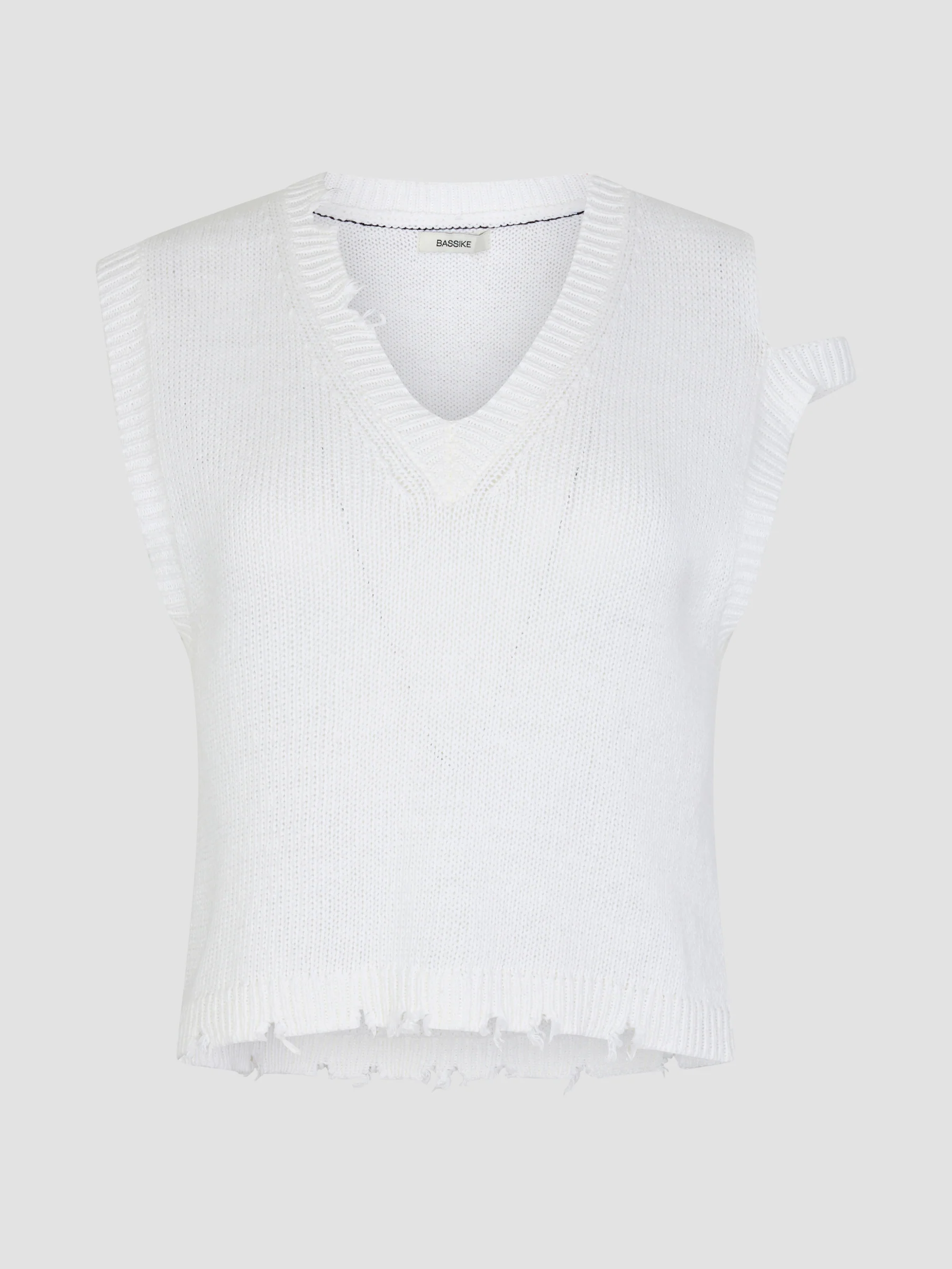 Cotton Linen Distressed Vest - Image 8