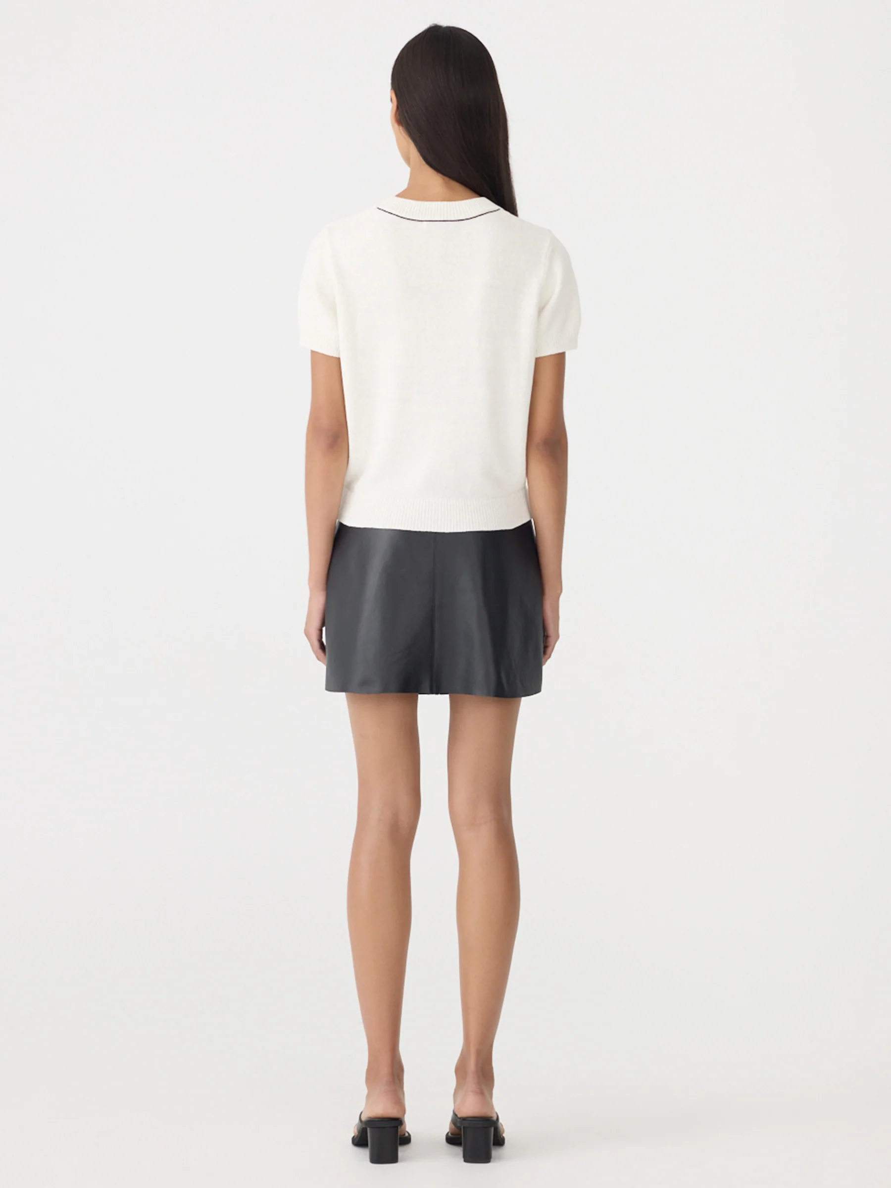 Cotton Linen Slim Short Sleeve Knit - Image 6