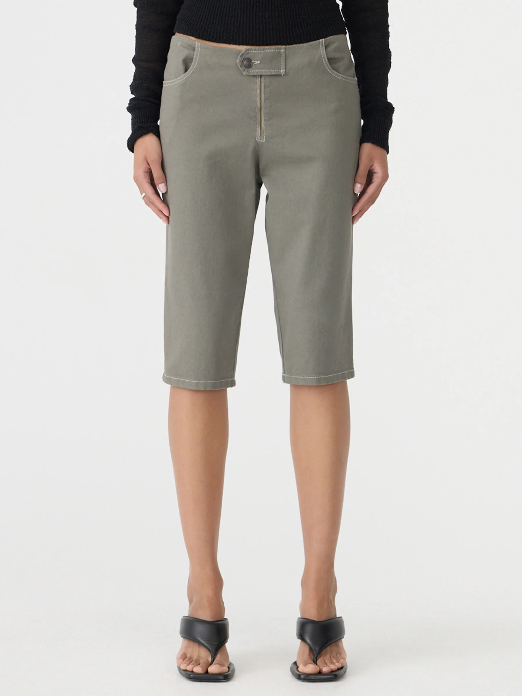 Cotton Twill Capri Pant - Image 2