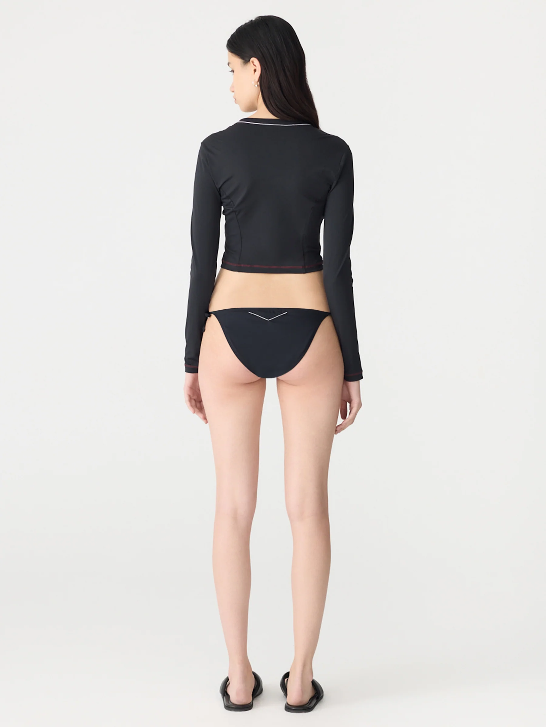 Cropped Swim Long Sleeve T-Shirt - Image 5