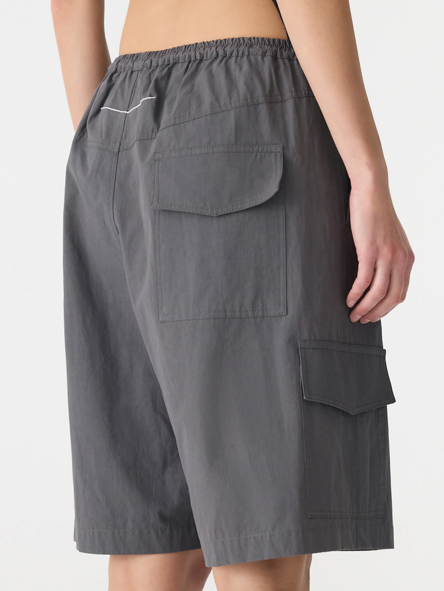 Crushed Cotton Cargo Short - Image 4