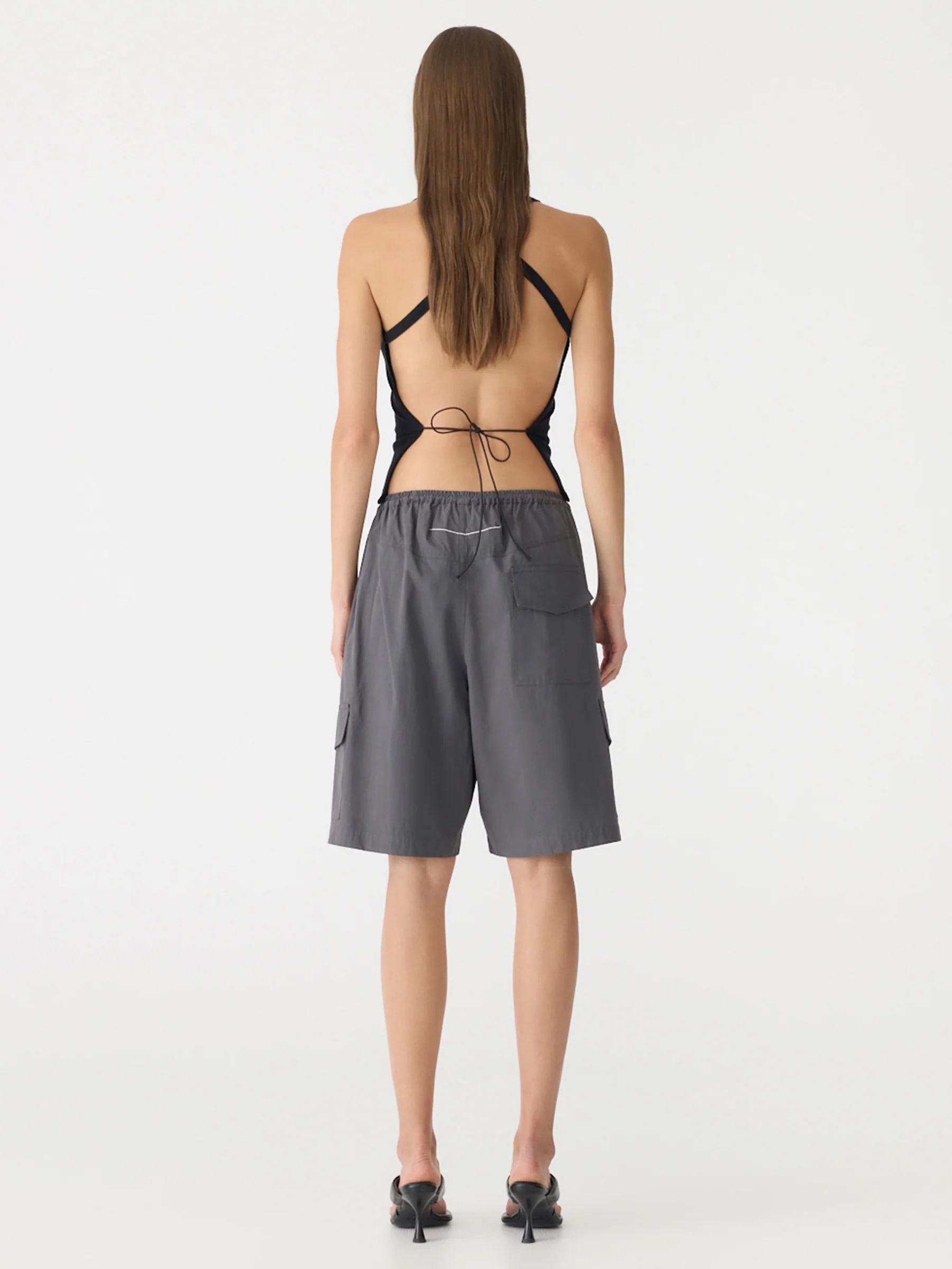 Crushed Cotton Cargo Short - Image 5