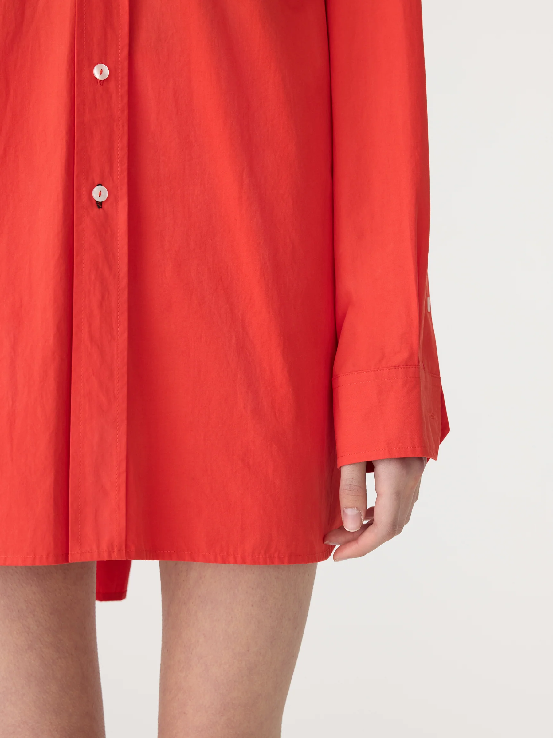 Crushed Cotton Oversized Shirt - Image 3