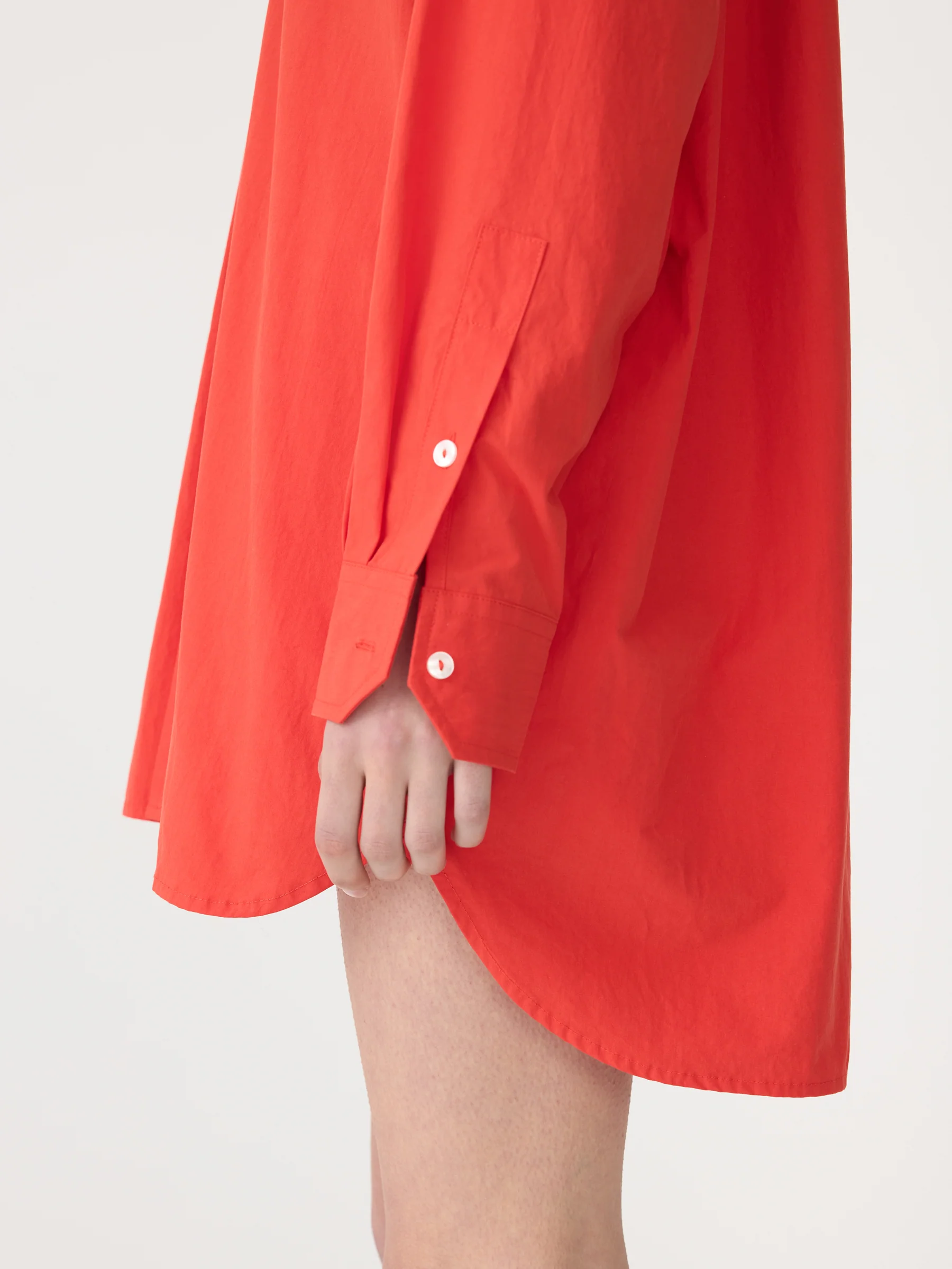 Crushed Cotton Oversized Shirt - Image 4