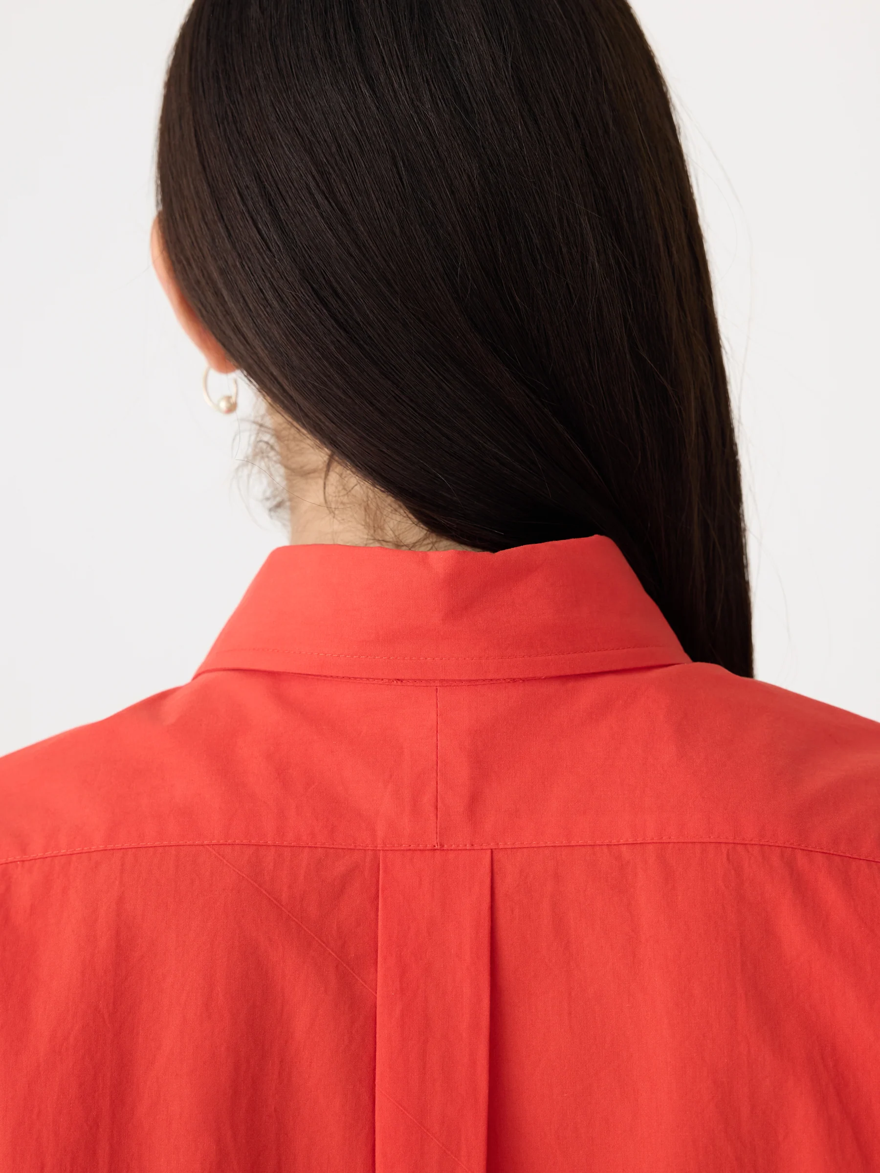 Crushed Cotton Oversized Shirt - Image 5