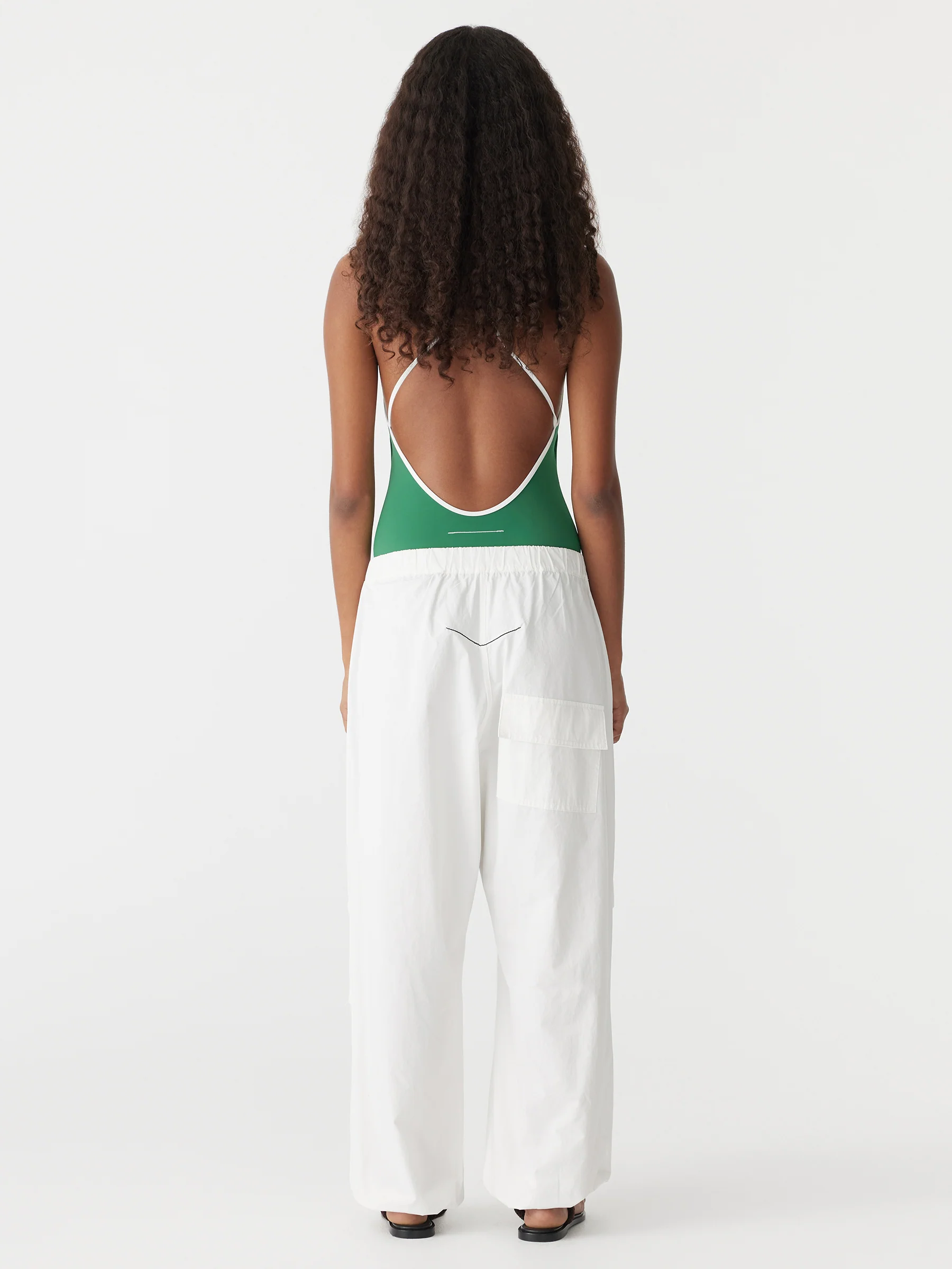 Crushed Cotton Parachute Pant - Image 5