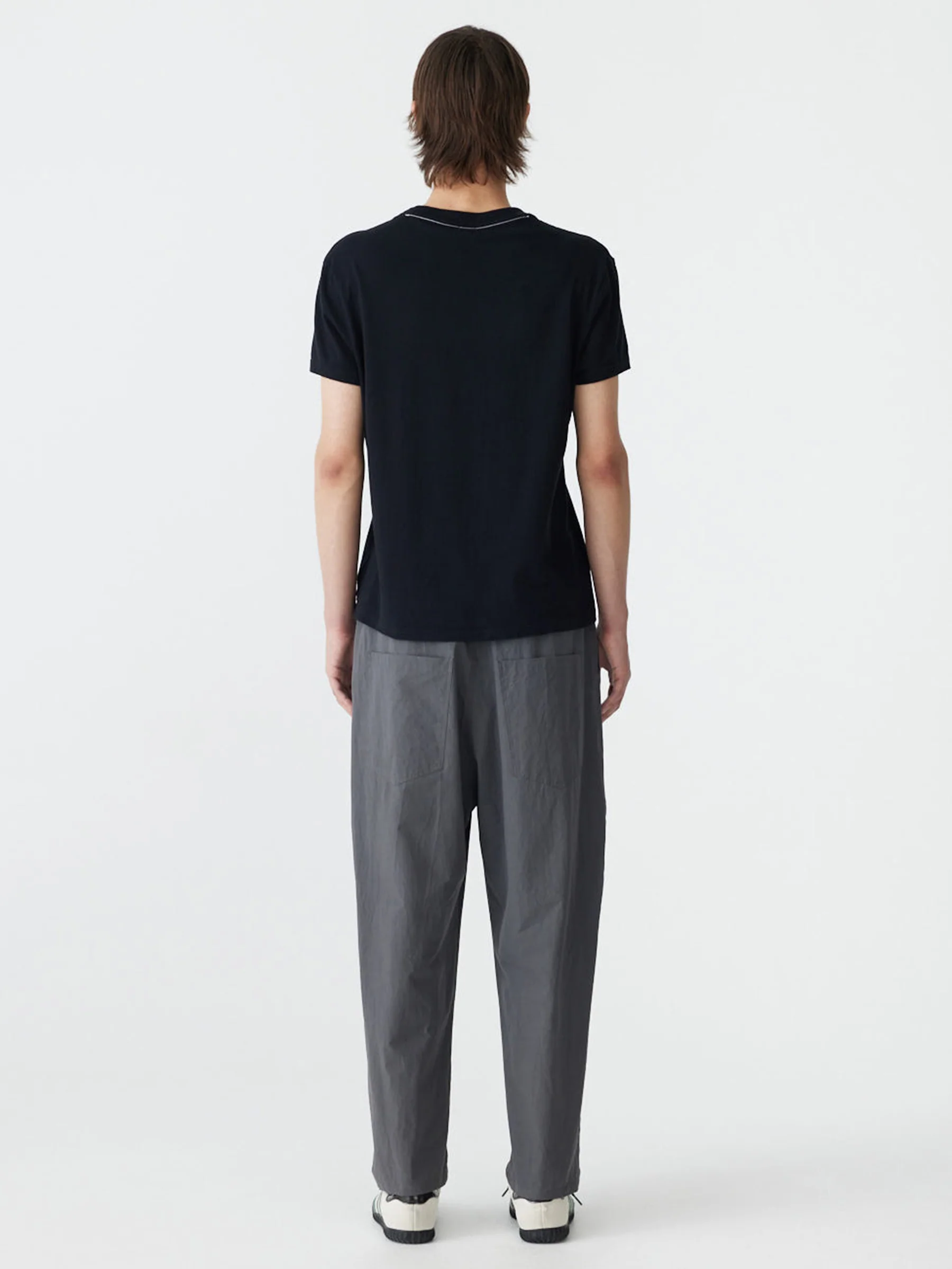 Crushed Cotton Pull On Pant - Image 5