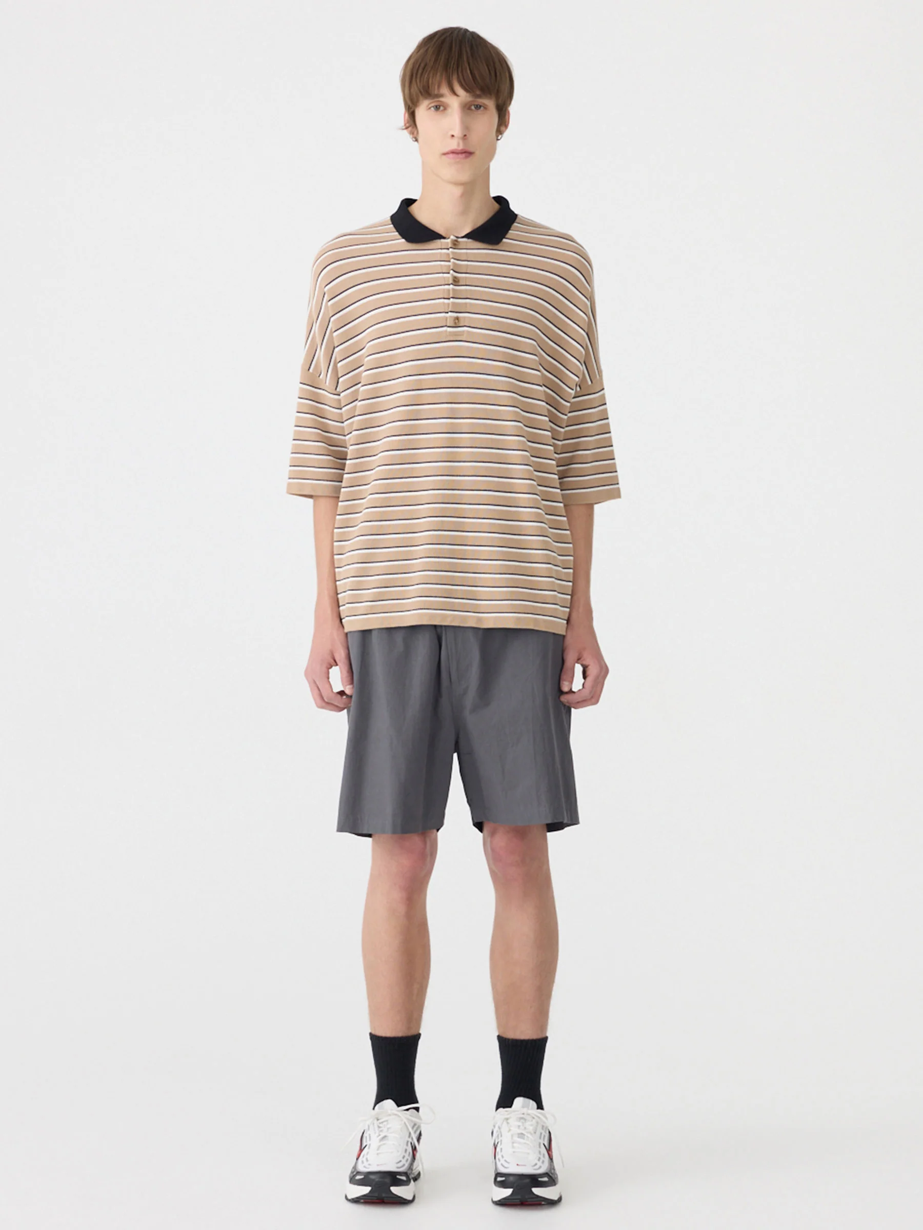 Crushed Cotton Pull On Short
