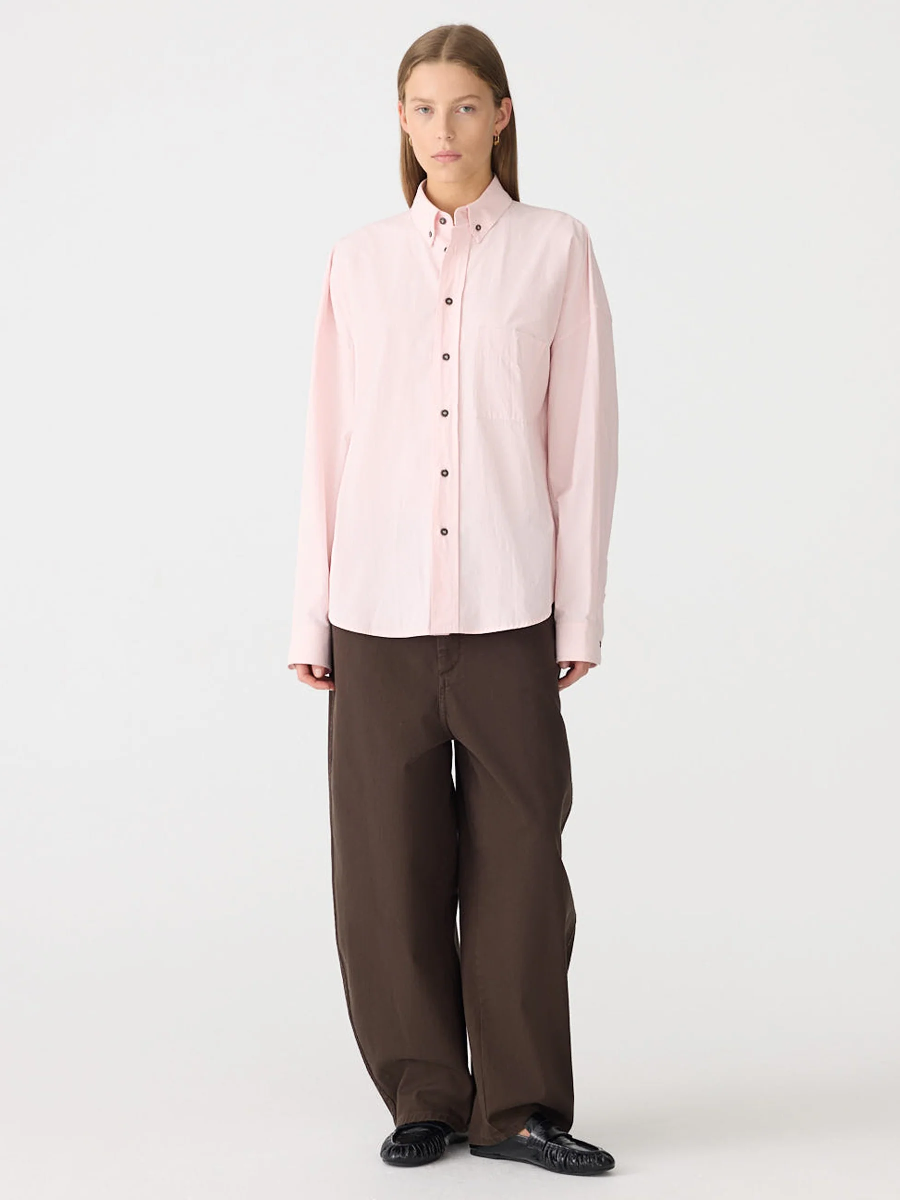 Crushed Cotton Slouch Shirt - Image 6