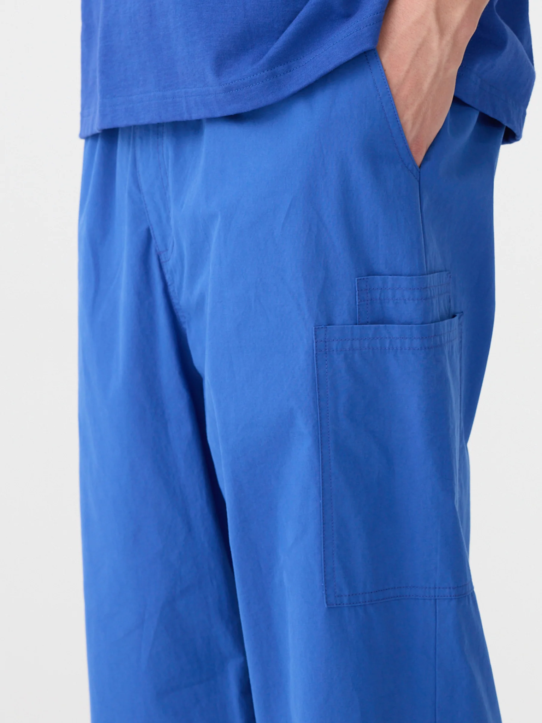 Crushed Cotton Utility Pant - Image 3