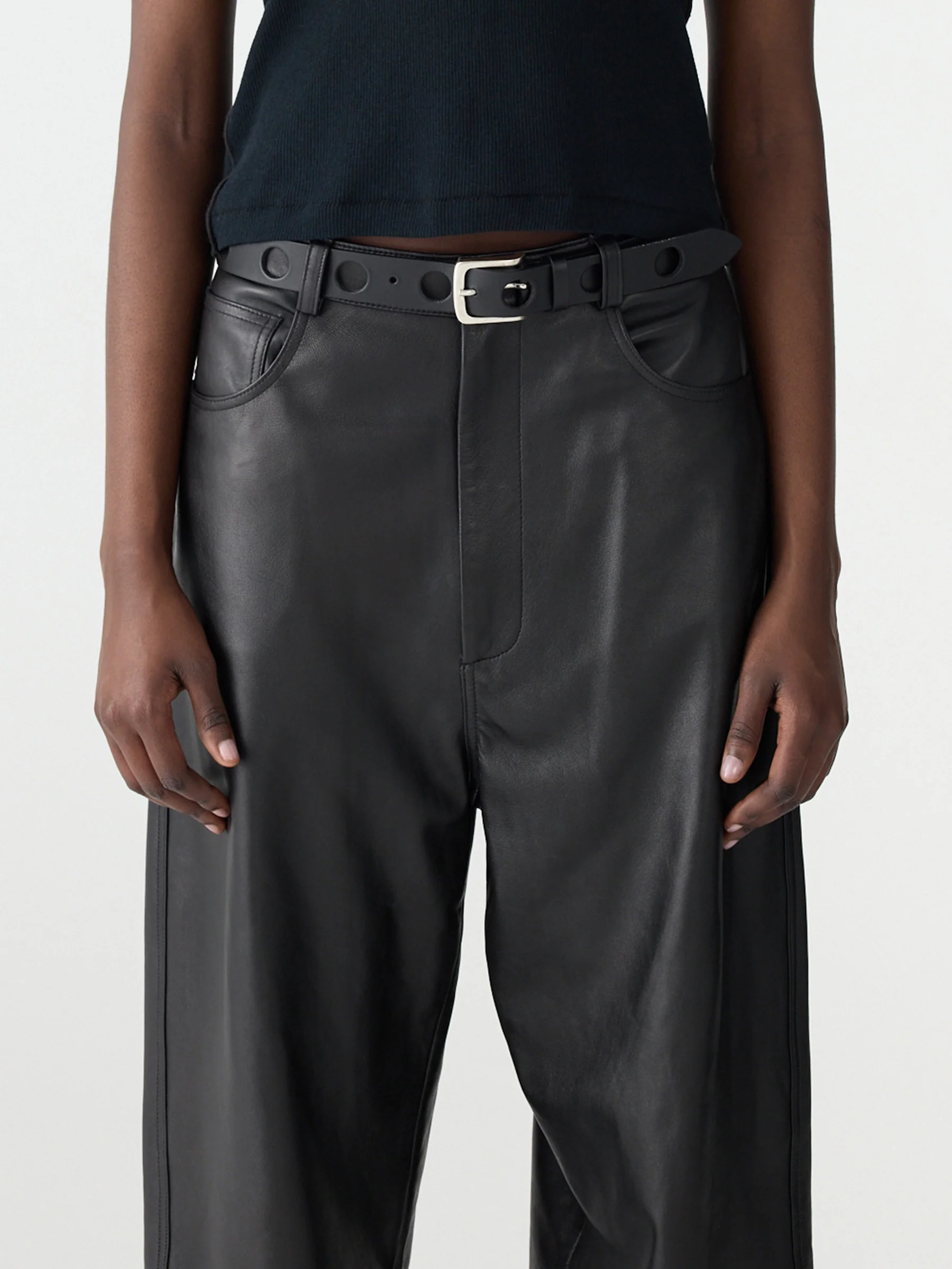 Cut Out Eyelet Belt - Image 4