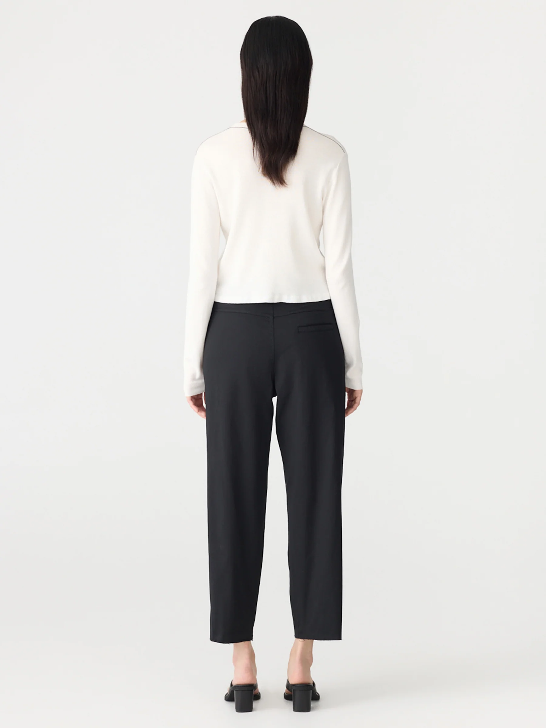 Double Dyed Raw Hem Pant - Image 6