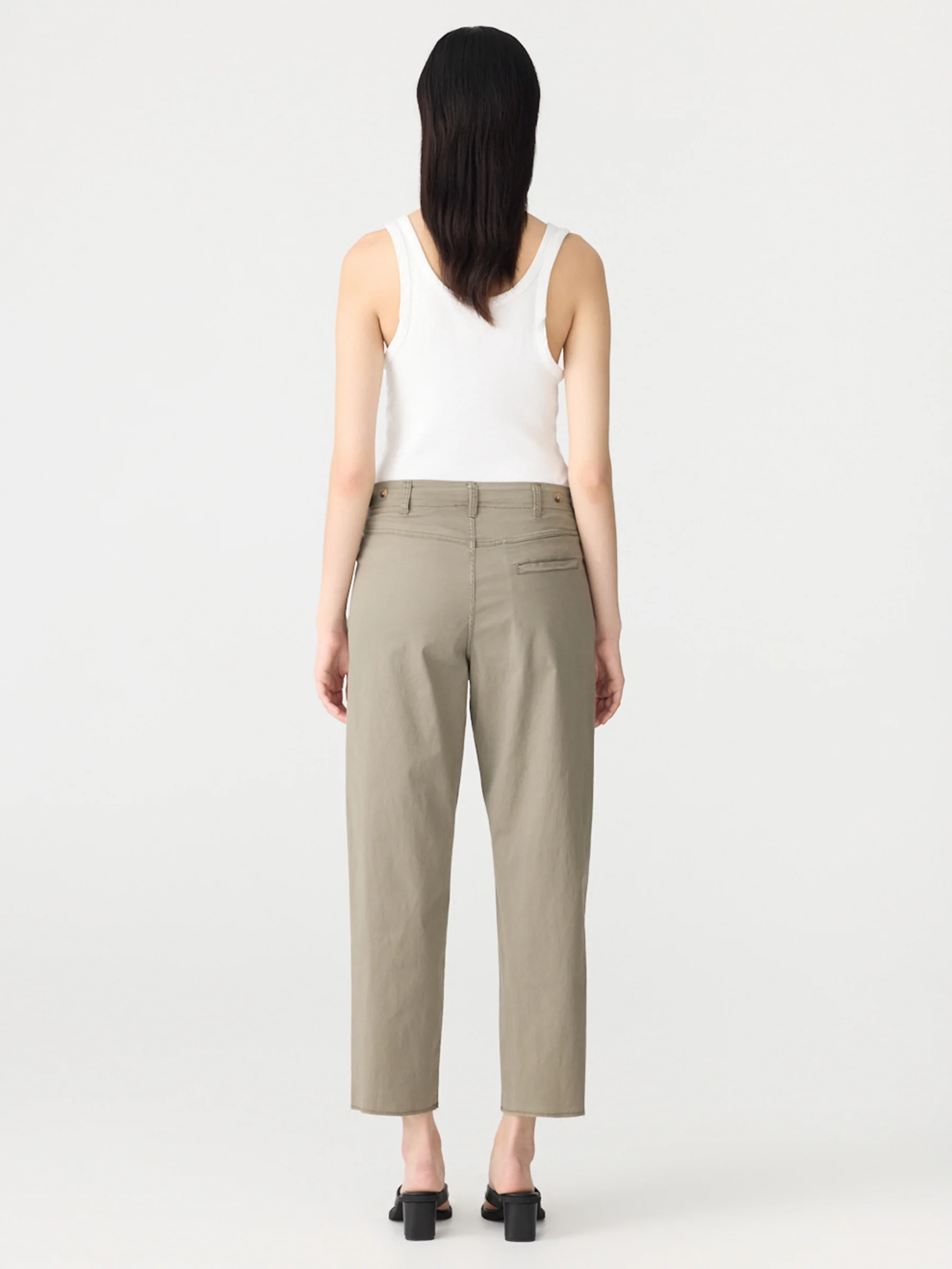 Double Dyed Raw Hem Pant - Image 6