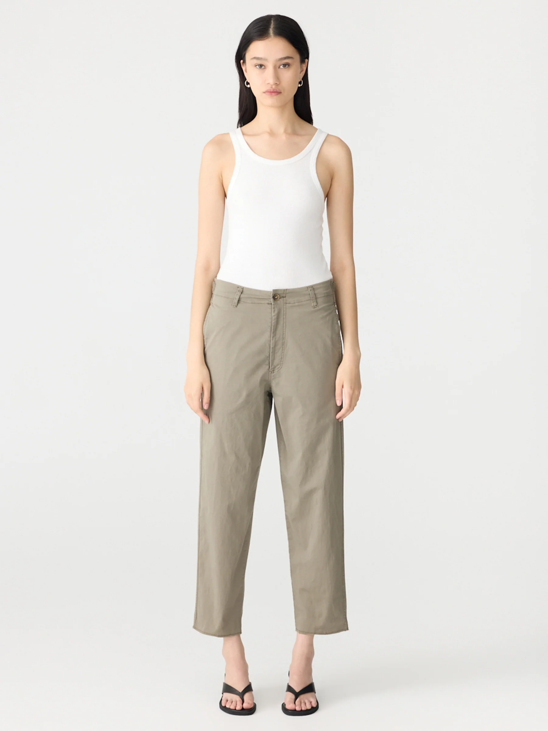 Double Dyed Raw Hem Pant - Image 7