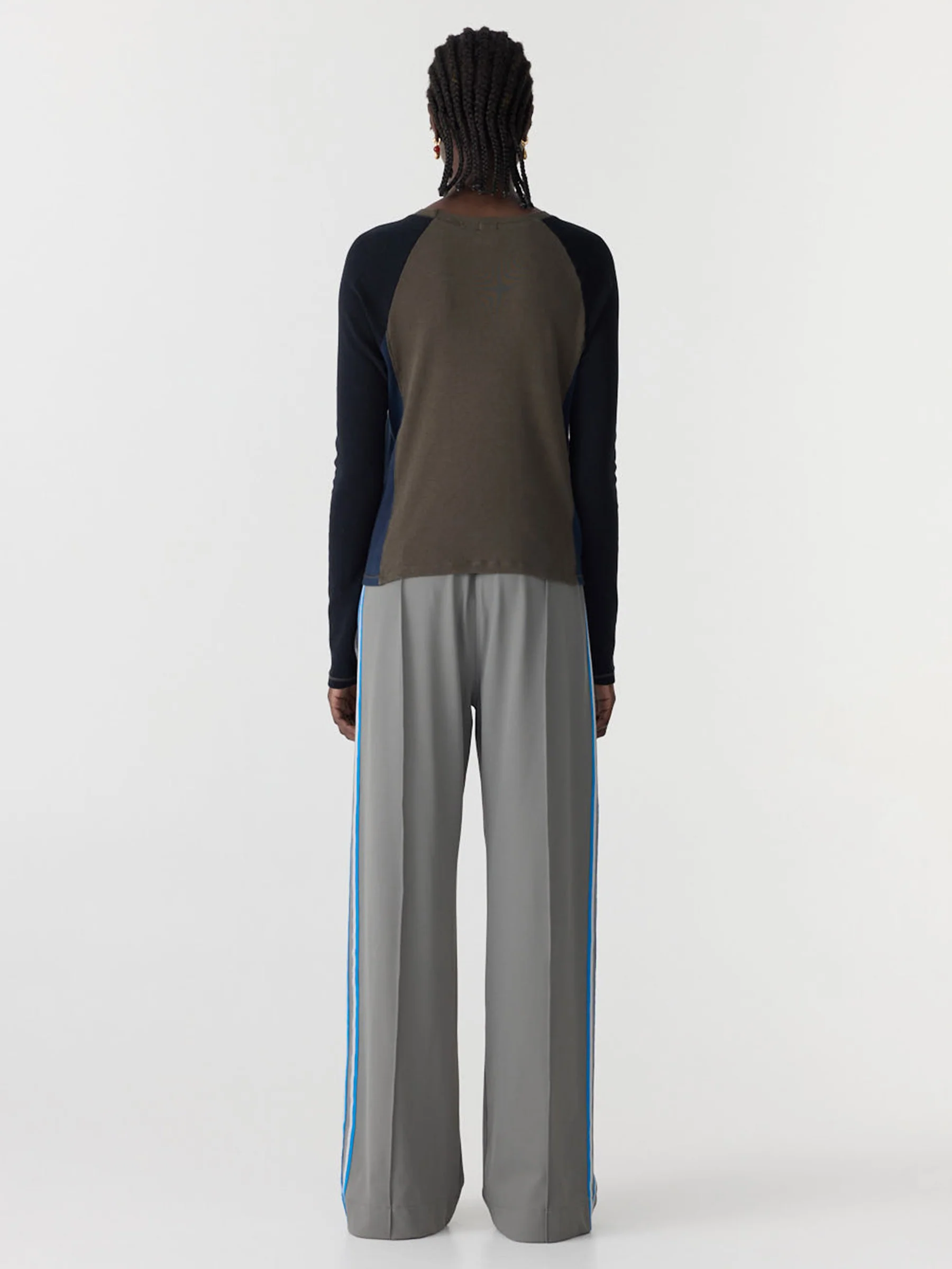Double Stripe Wide Leg Pant - Image 7