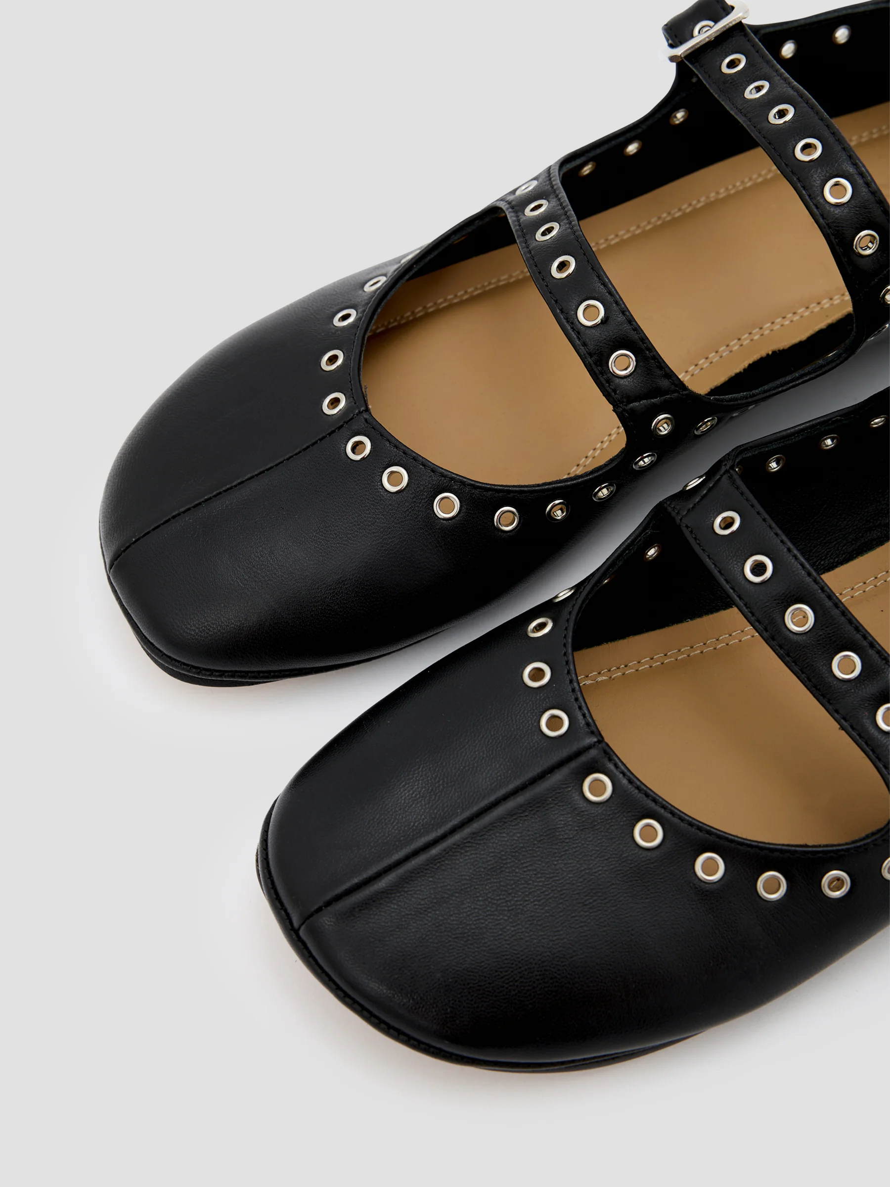 Eyelet Detail Ballerina Flat - Image 3