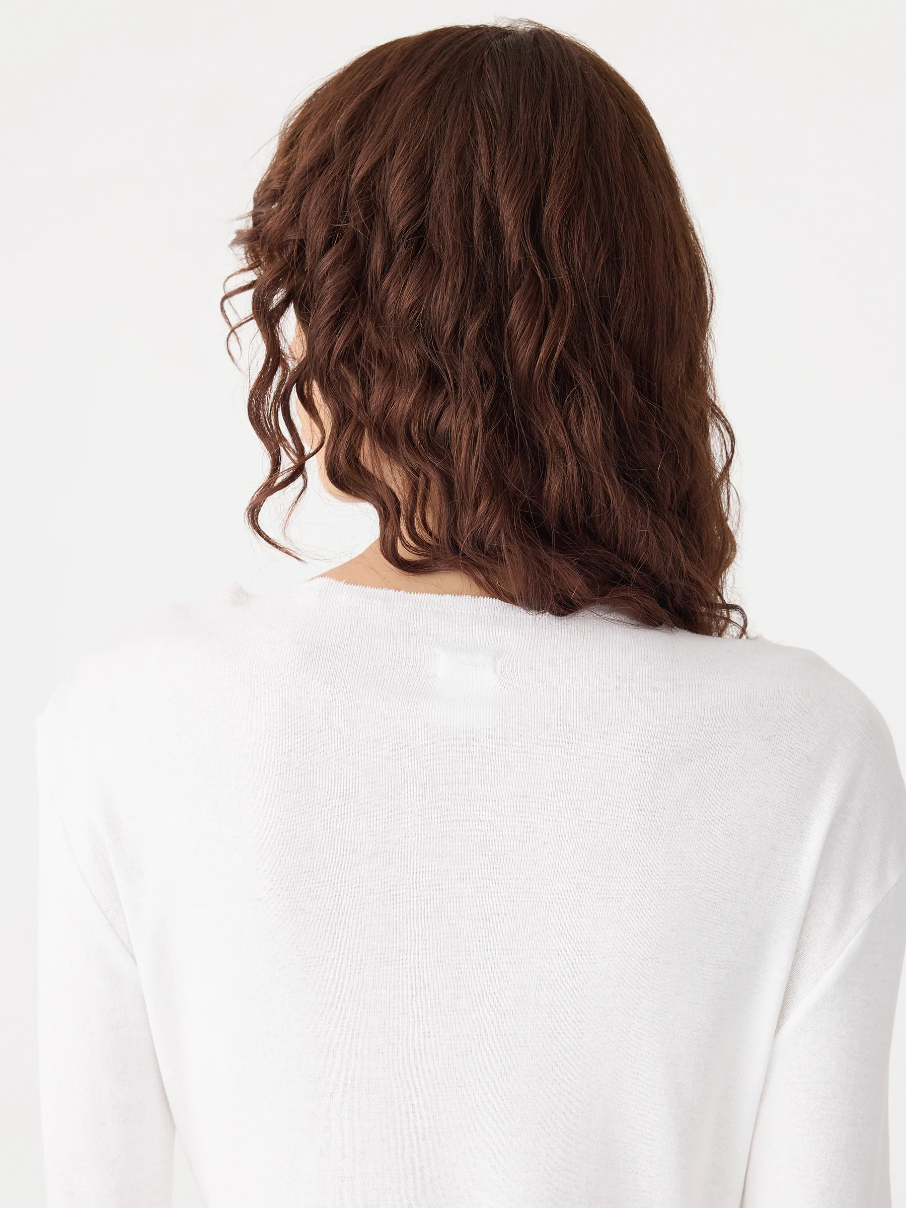 Front Seam Rib Long Sleeve T-Shirt - Image 5