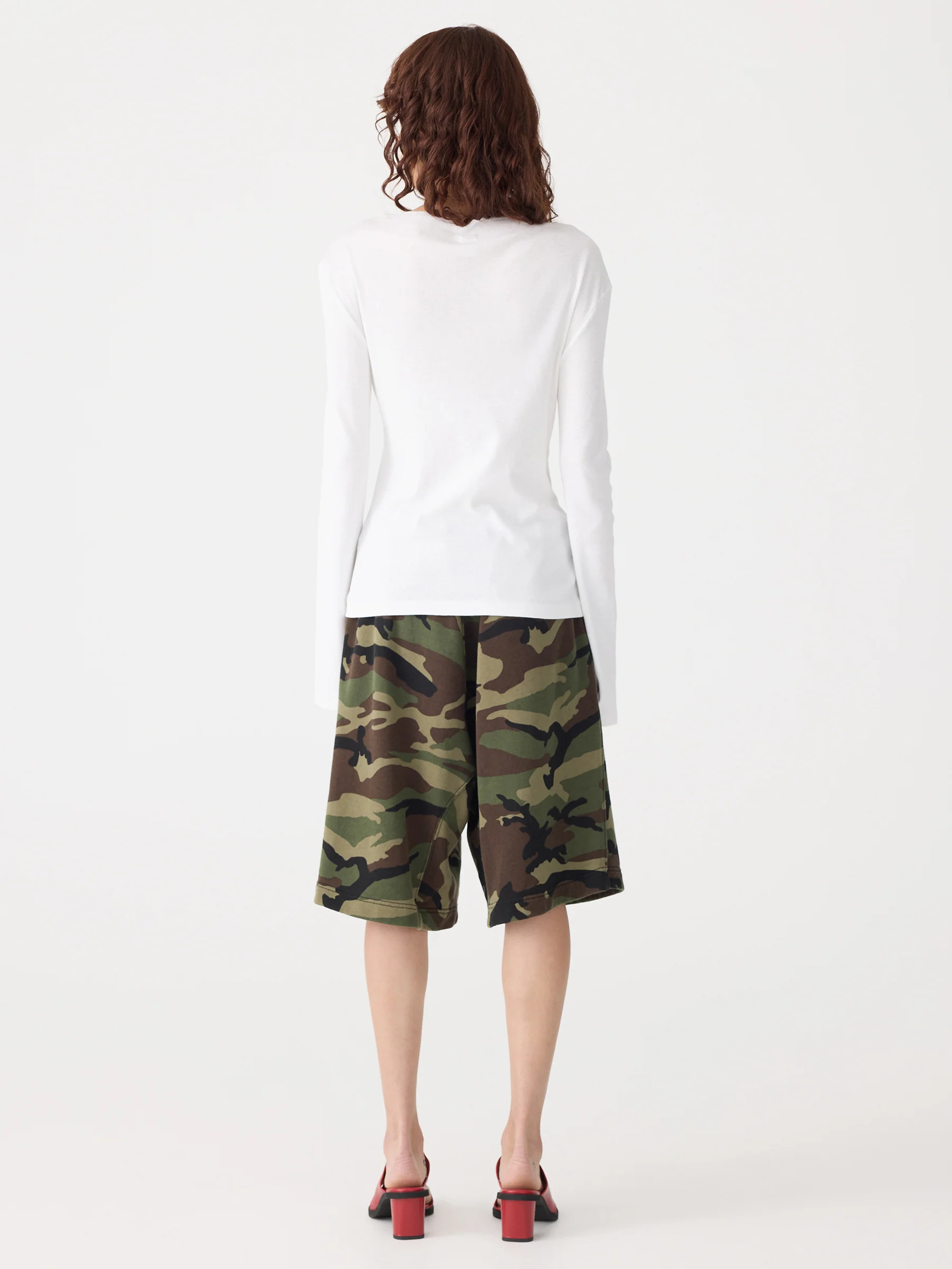 Front Seam Rib Long Sleeve T-Shirt - Image 6