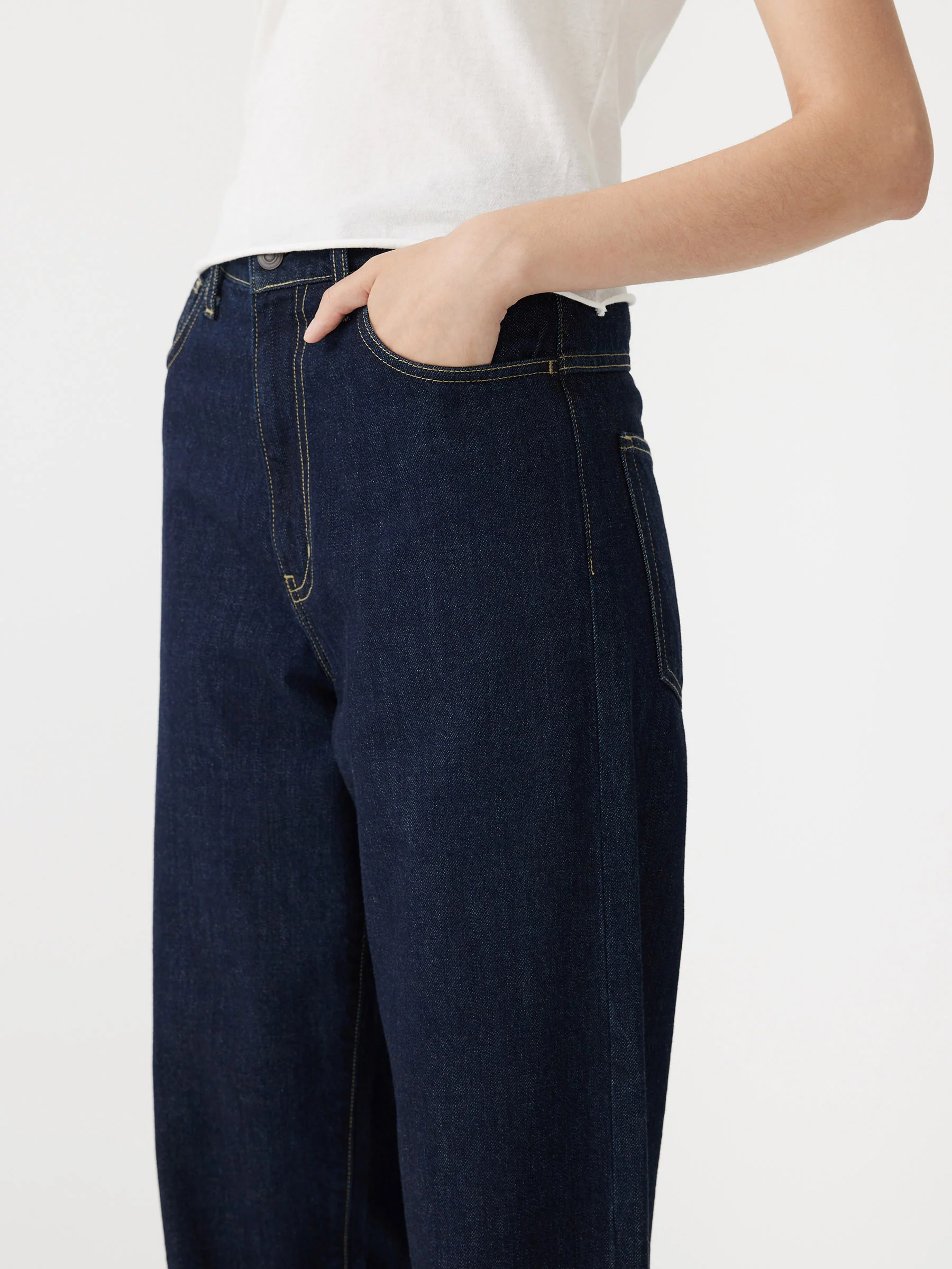 High Rise Straight Leg Jean - Image 4