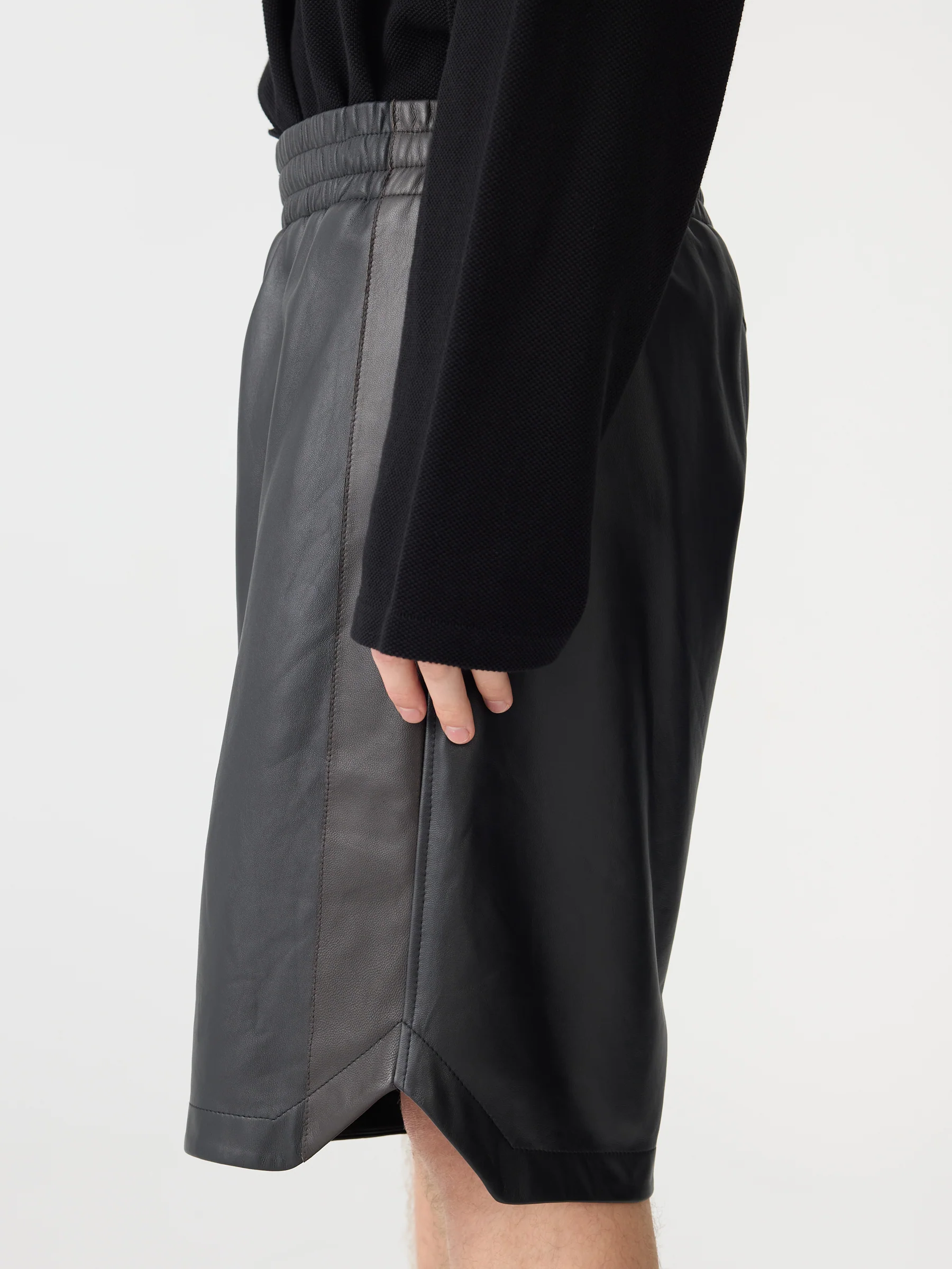 Universal Leather Basketball Short - Image 8