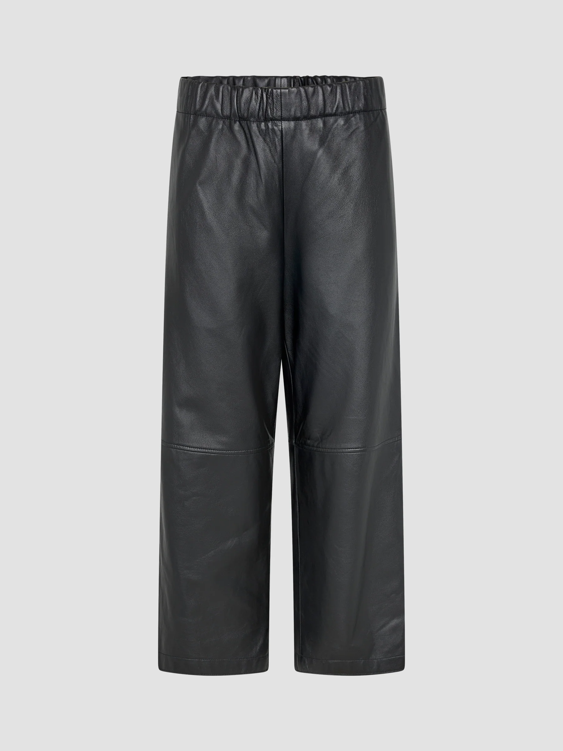Leather Pull On Wide Leg Pant - Image 8