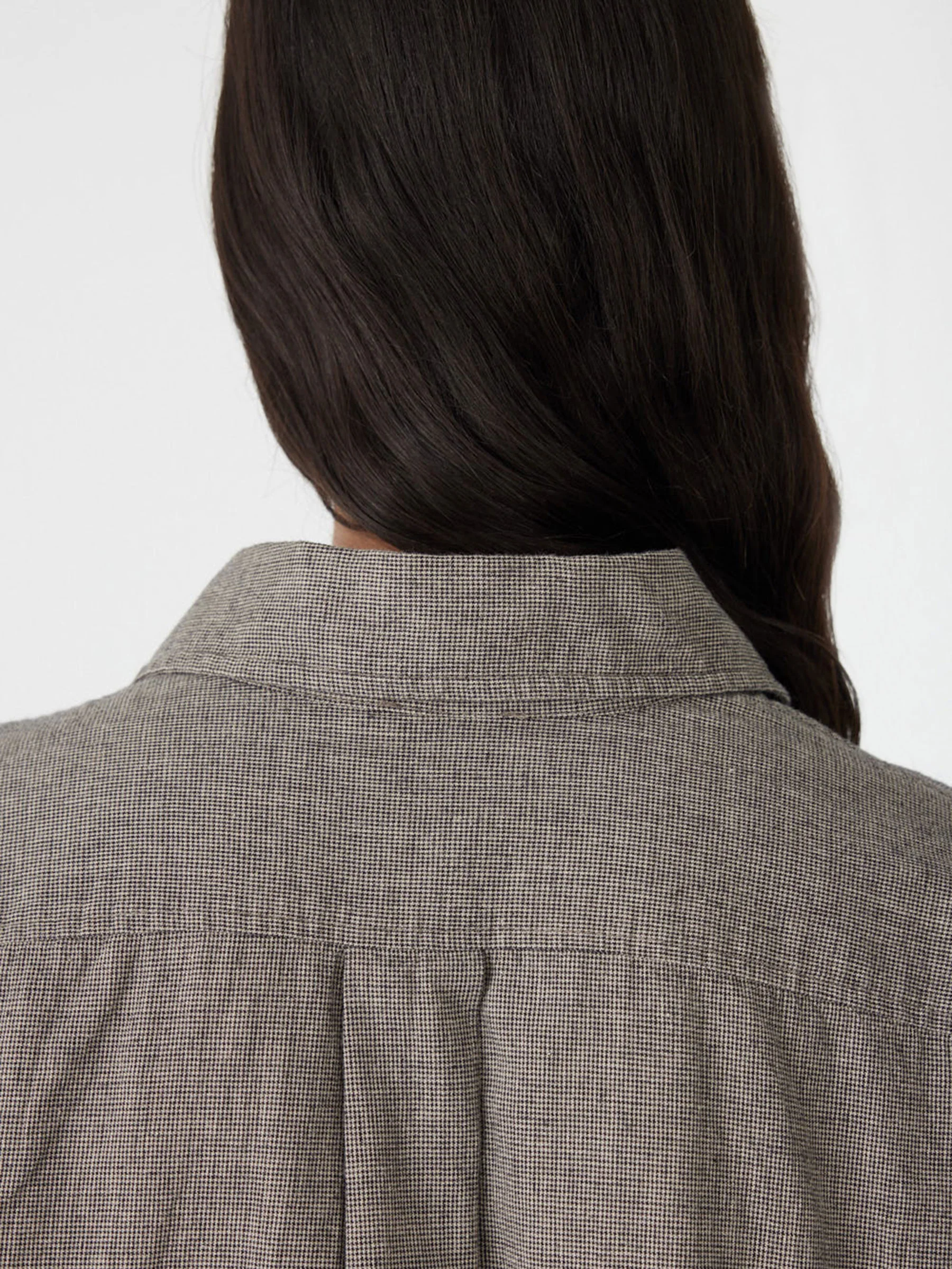 Mini Houndstooth Crop Shirt - Image 4