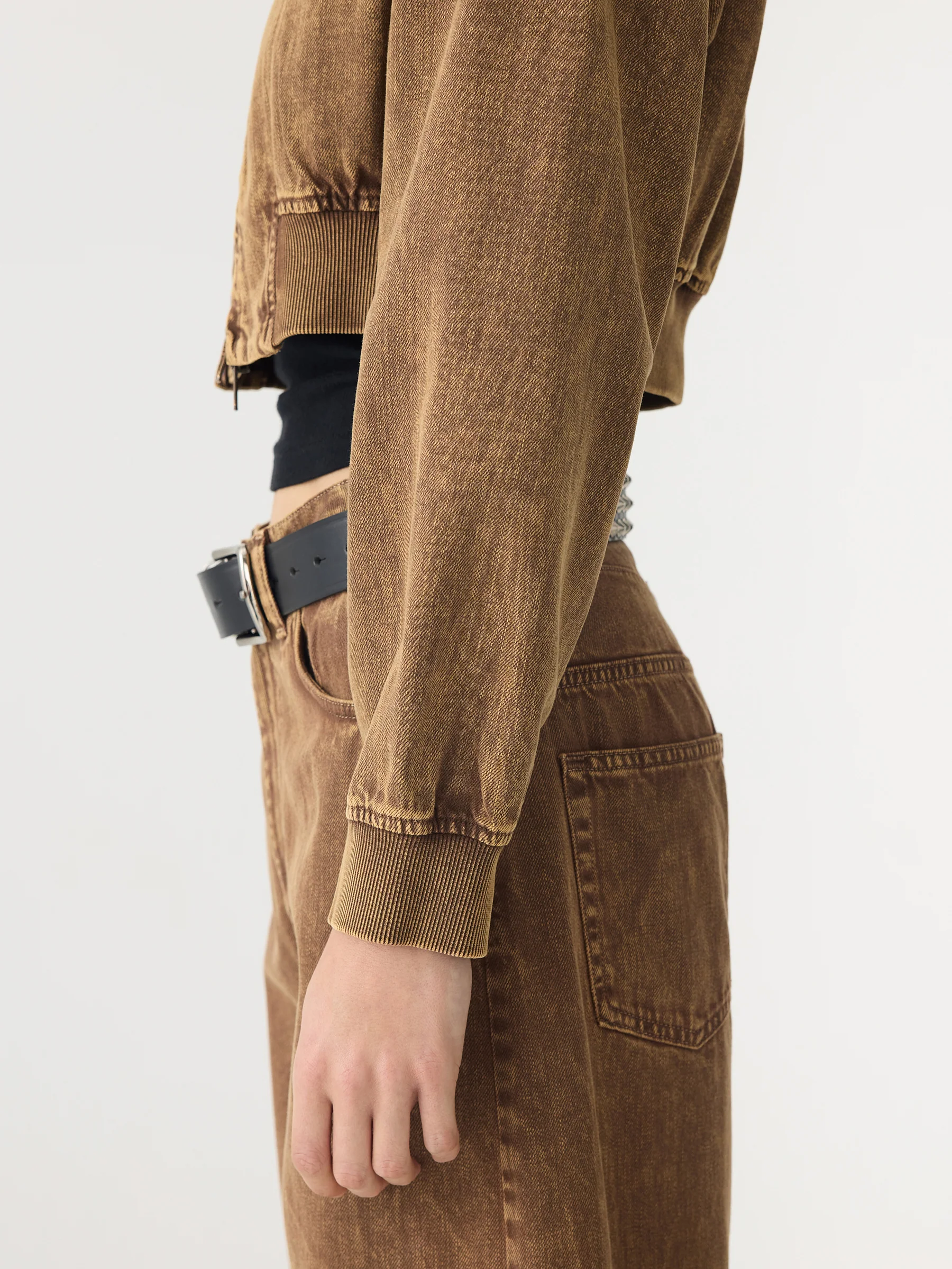 Motley Bomber Denim Jacket - Image 4