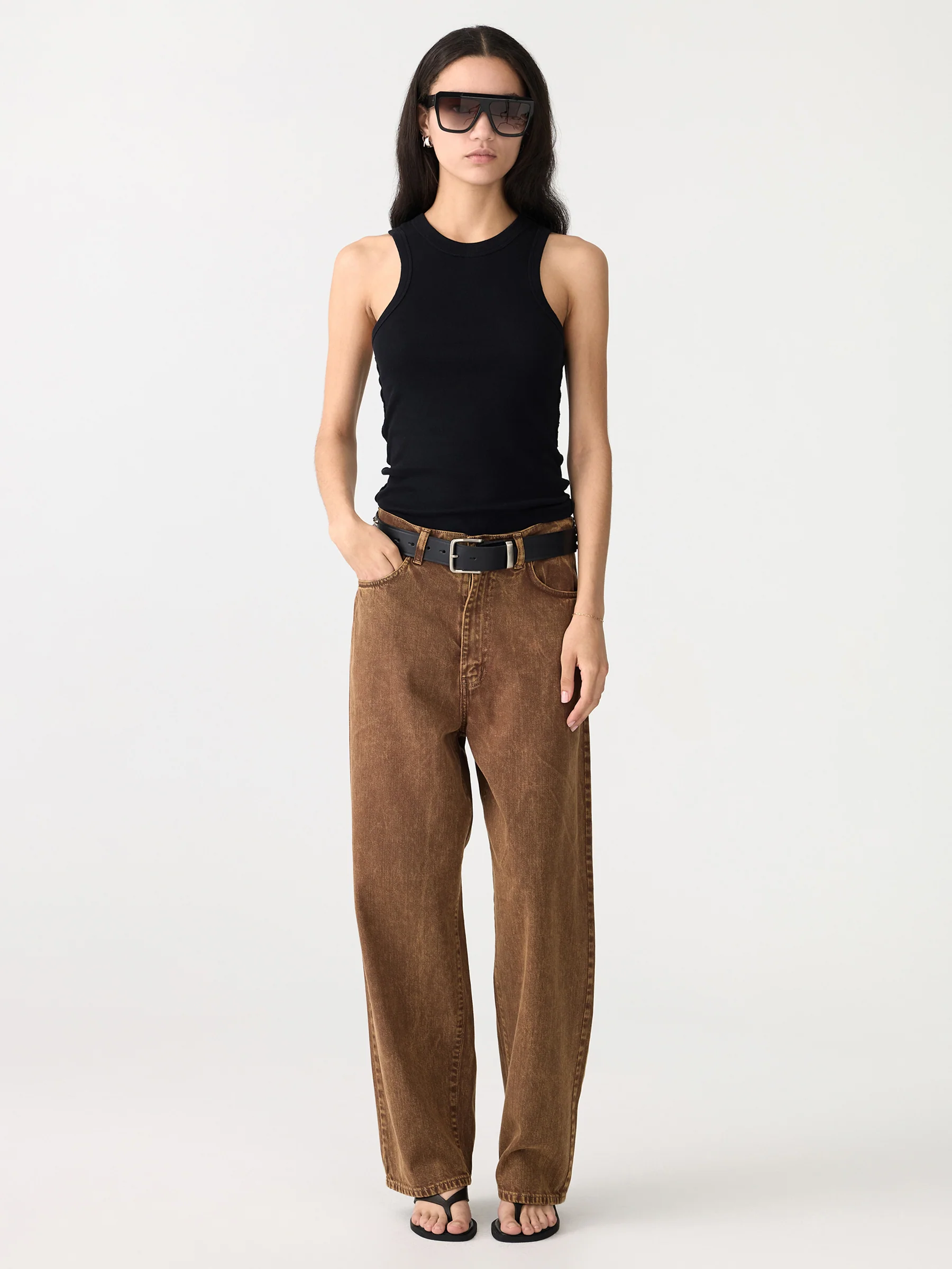 Motley Long Rise Slouch Jean