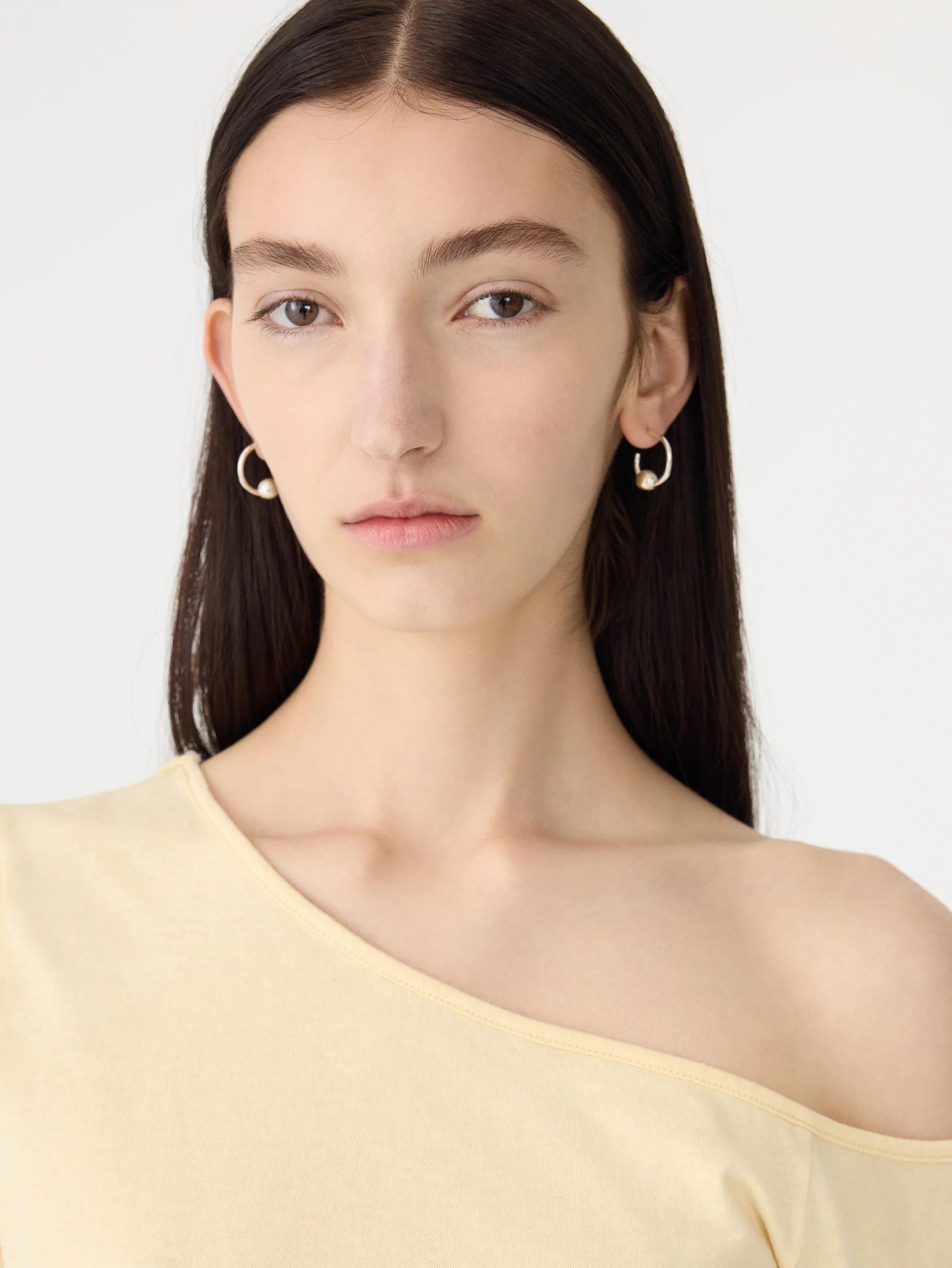 Off Shoulder Jersey Long Sleeve Top - Image 3