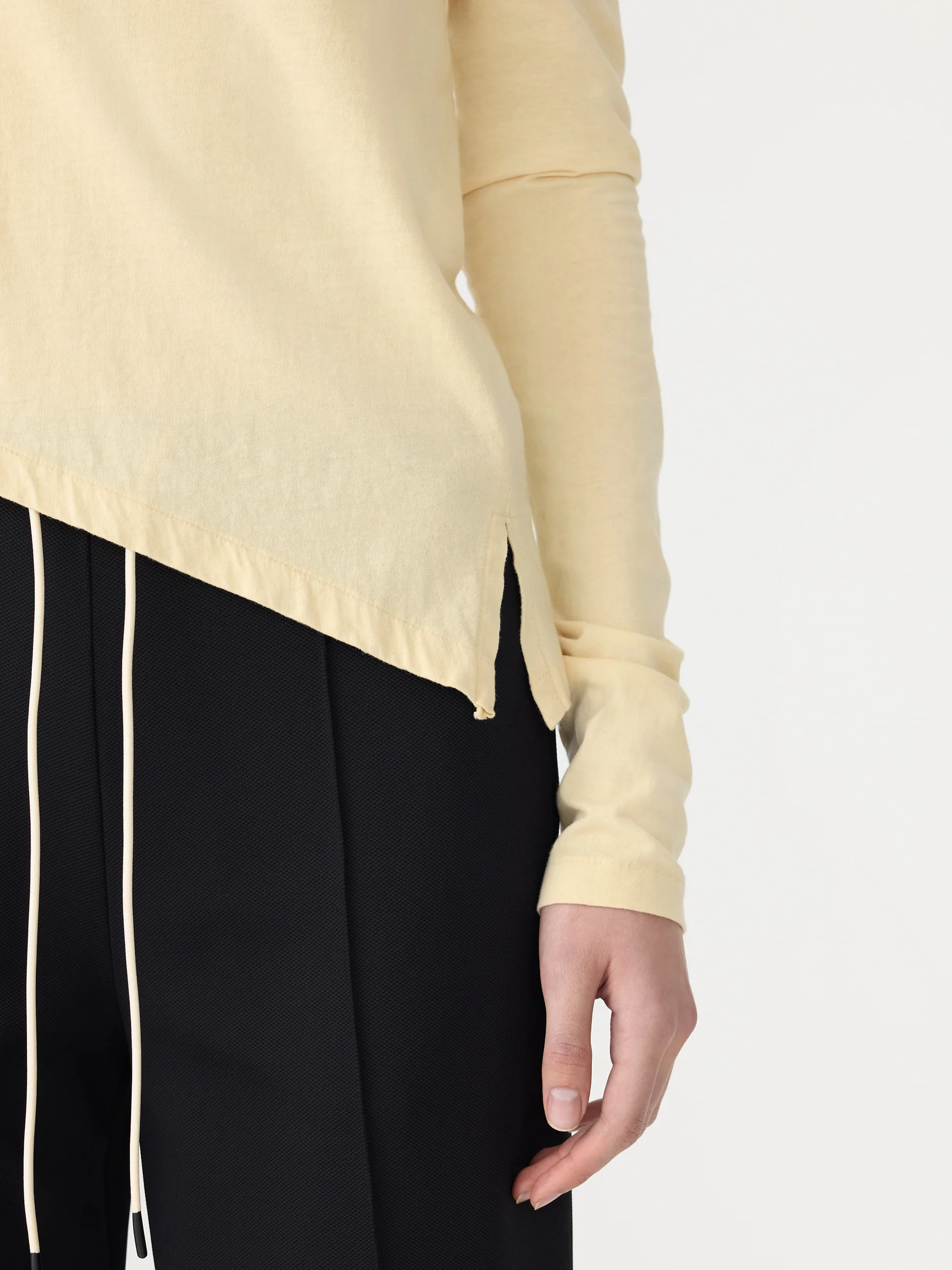 Off Shoulder Jersey Long Sleeve Top - Image 4