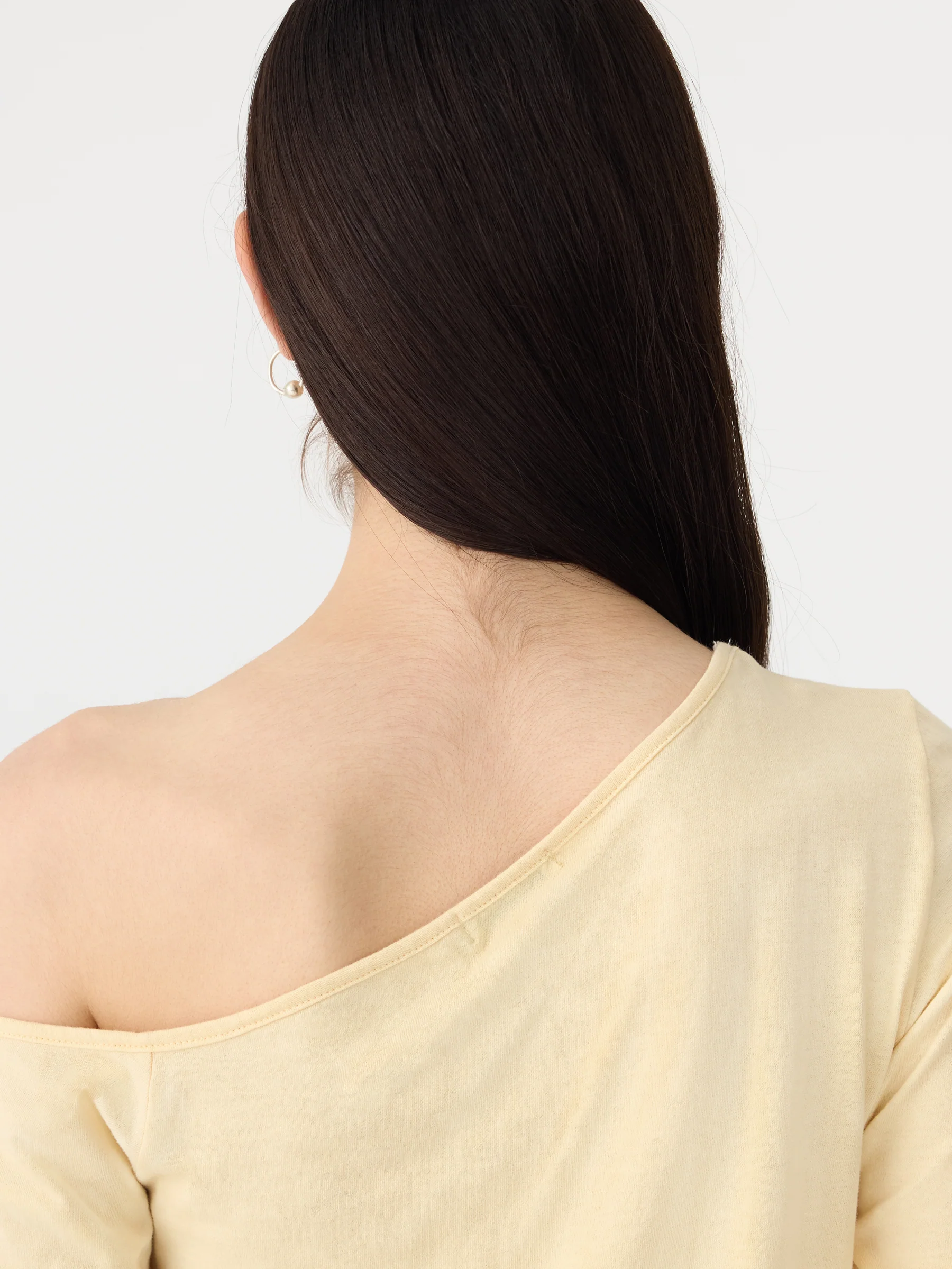 Off Shoulder Jersey Long Sleeve Top - Image 6