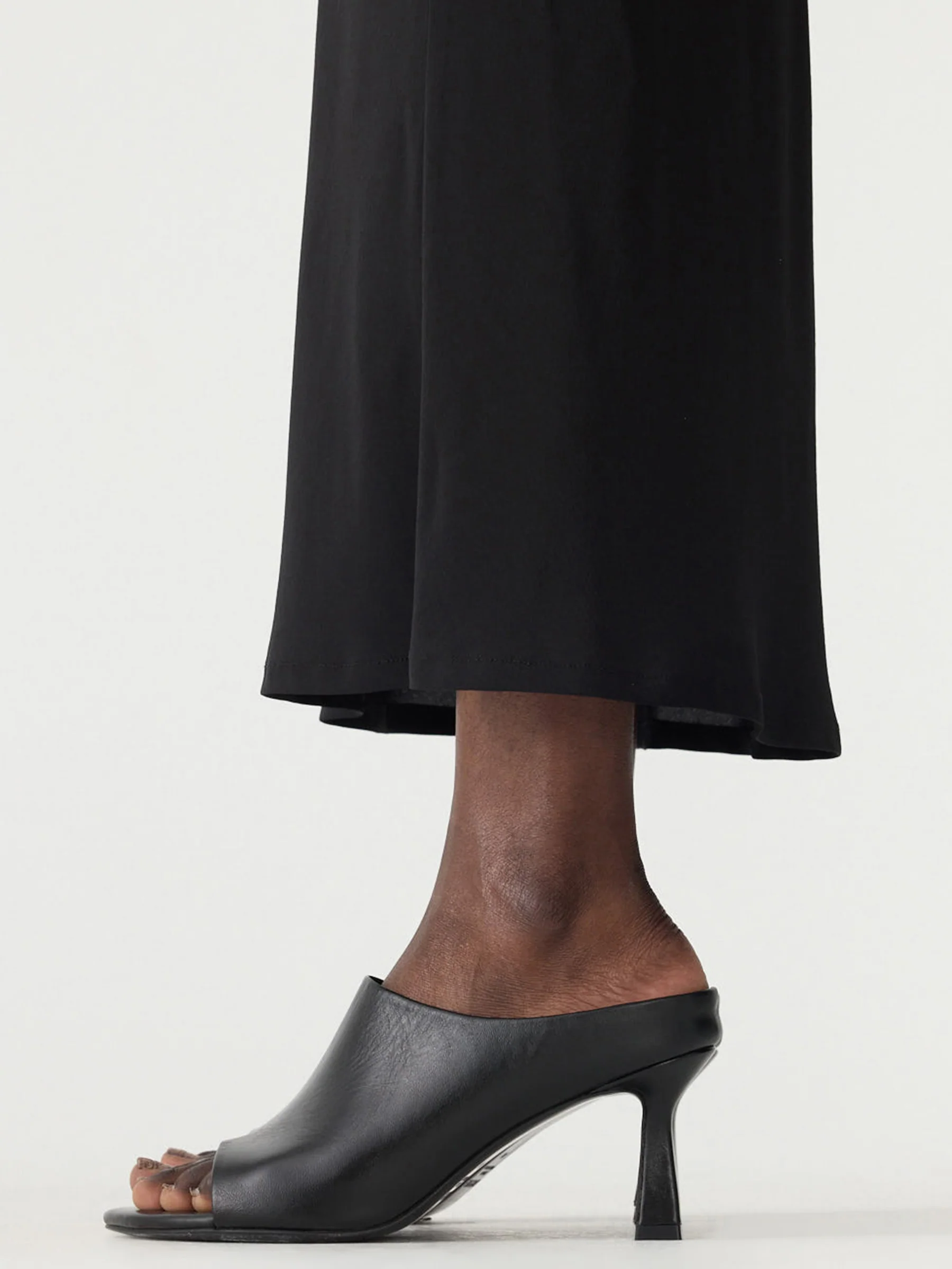 Open Toe Leather Mule - Image 2