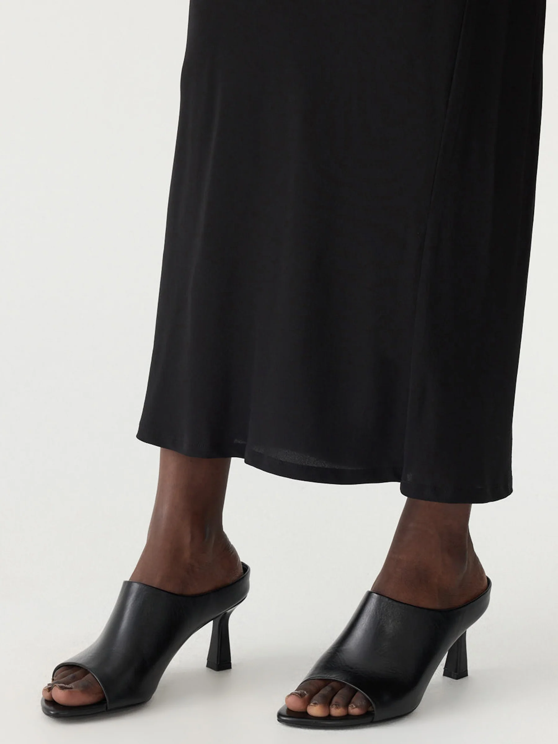 Open Toe Leather Mule - Image 3