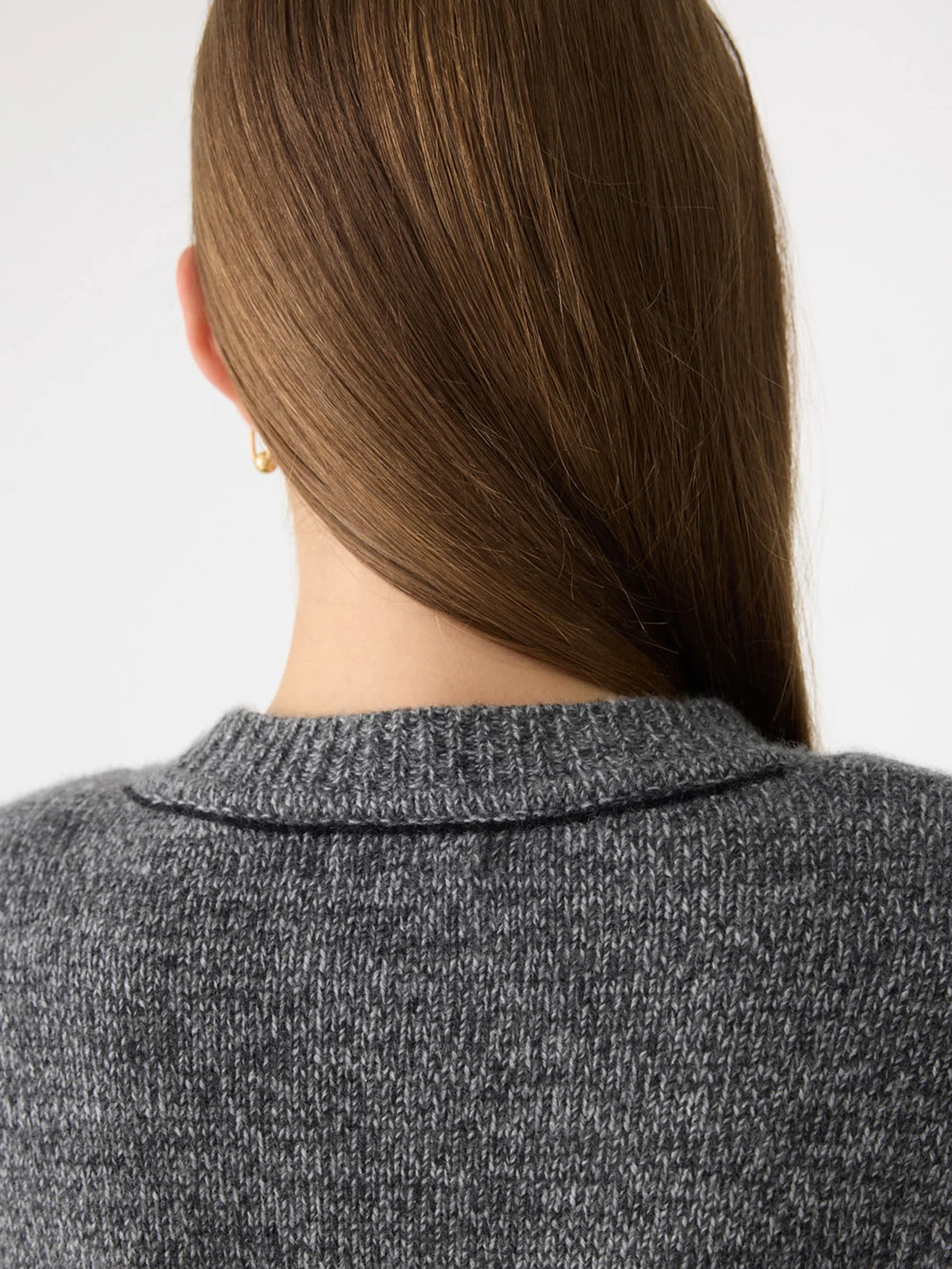 Padded Cashmere Cardigan - Image 4