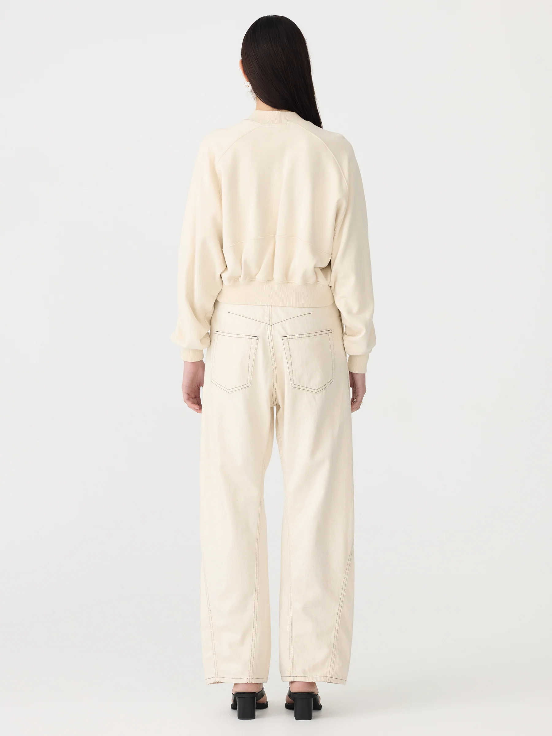 Pigment Dye Zip Up Bomber - Image 6