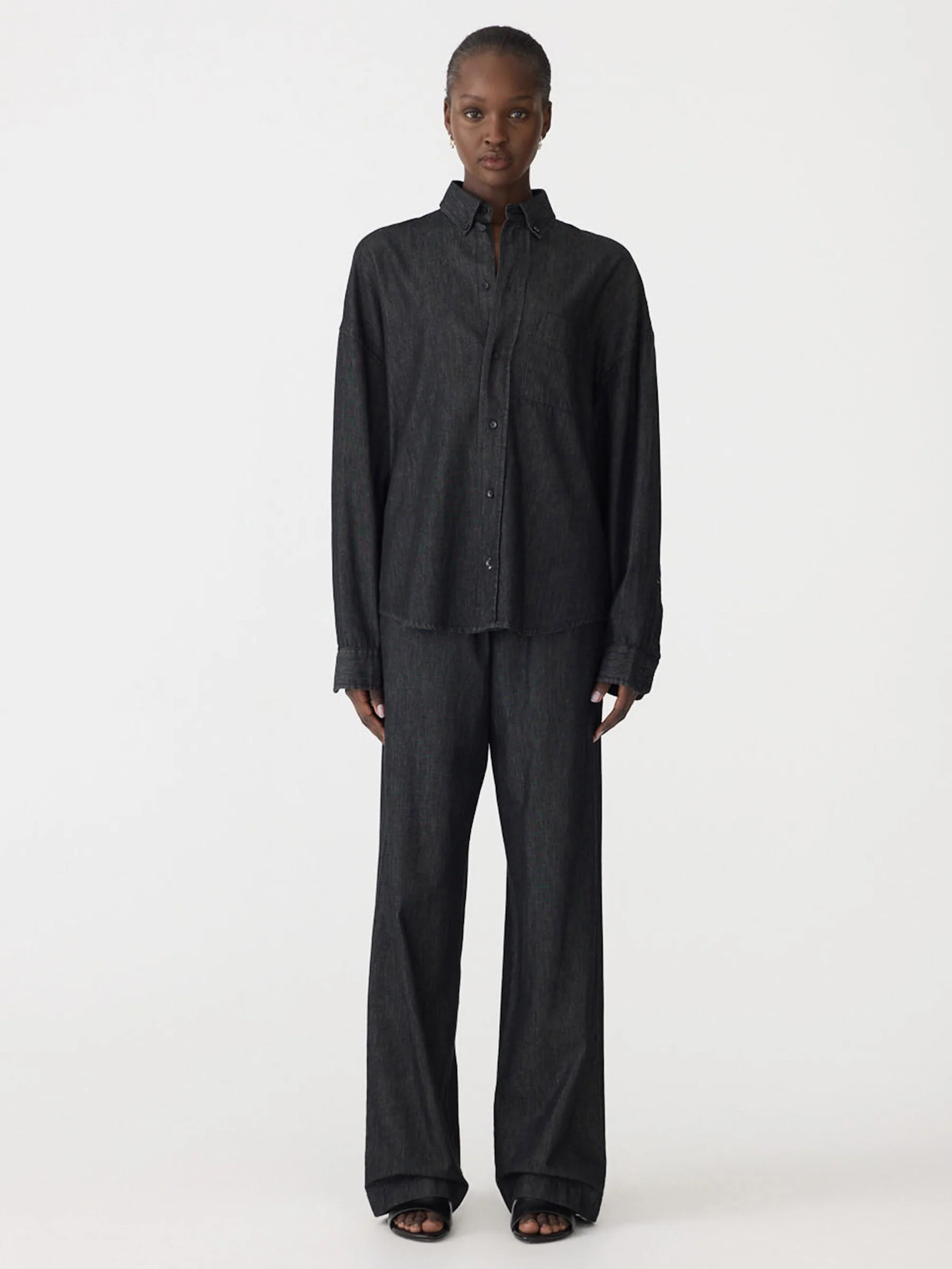 Minimal Chambray Shirt - Image 5