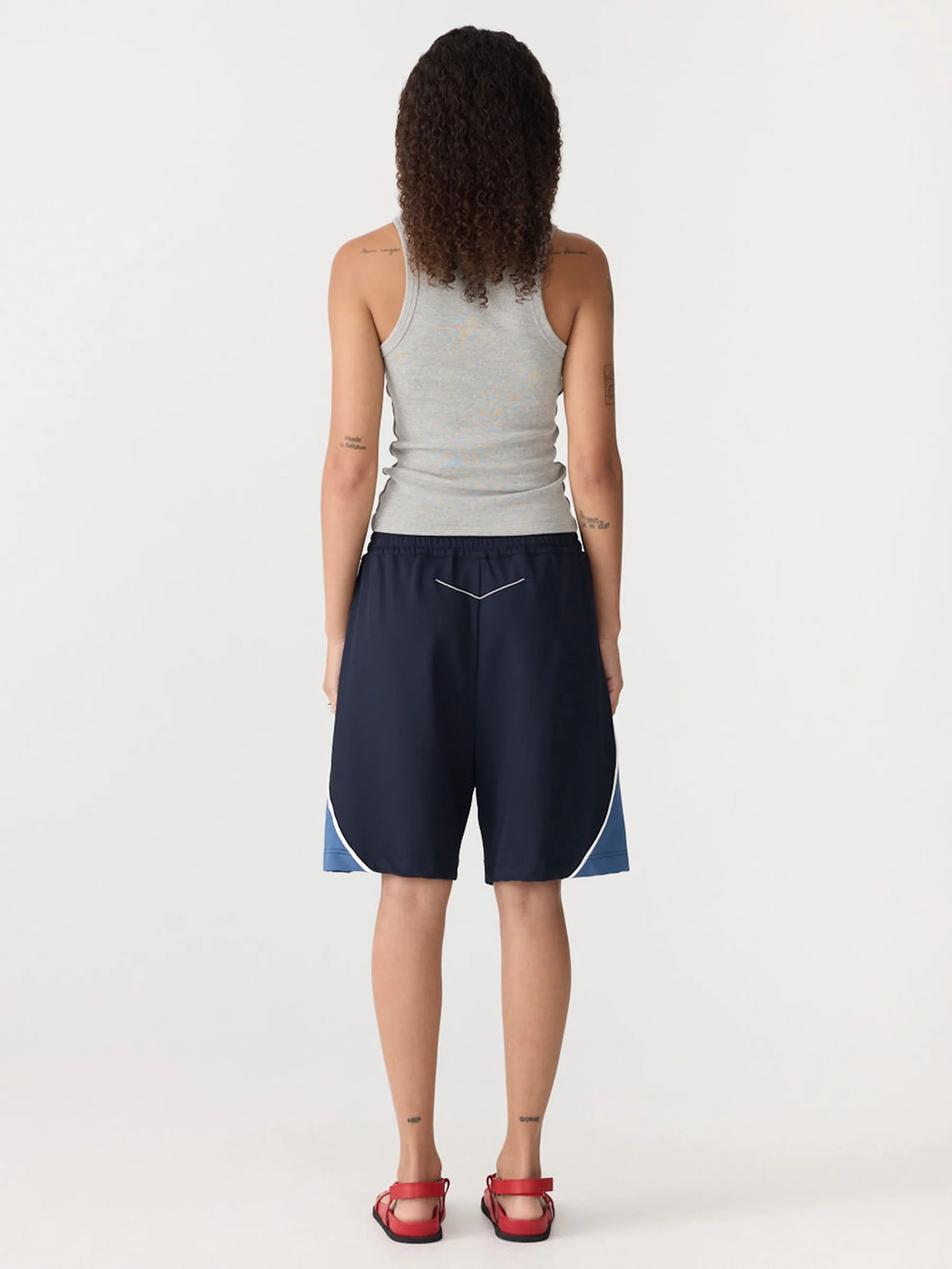 Piping Detail Basketball Short - Image 6