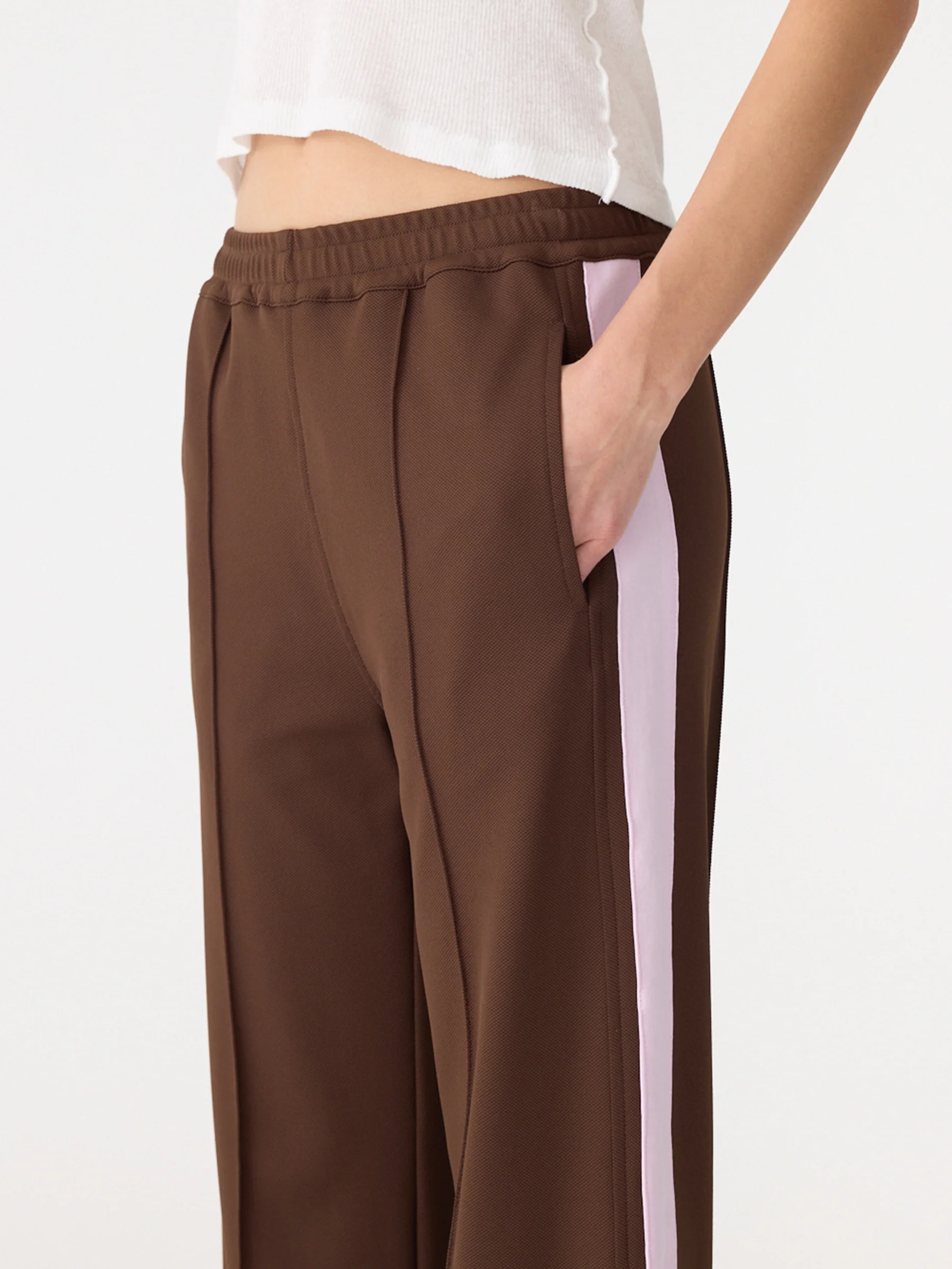 Pique Stripe Detail Pant - Image 4