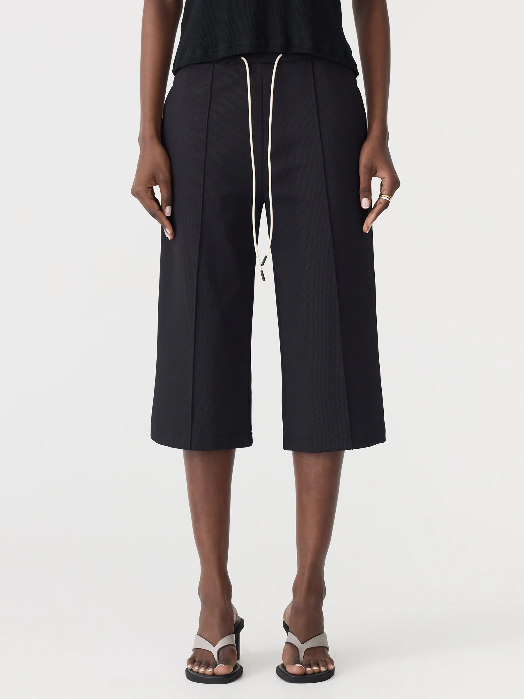 Refined Pinstitch Capri Pant - Image 2