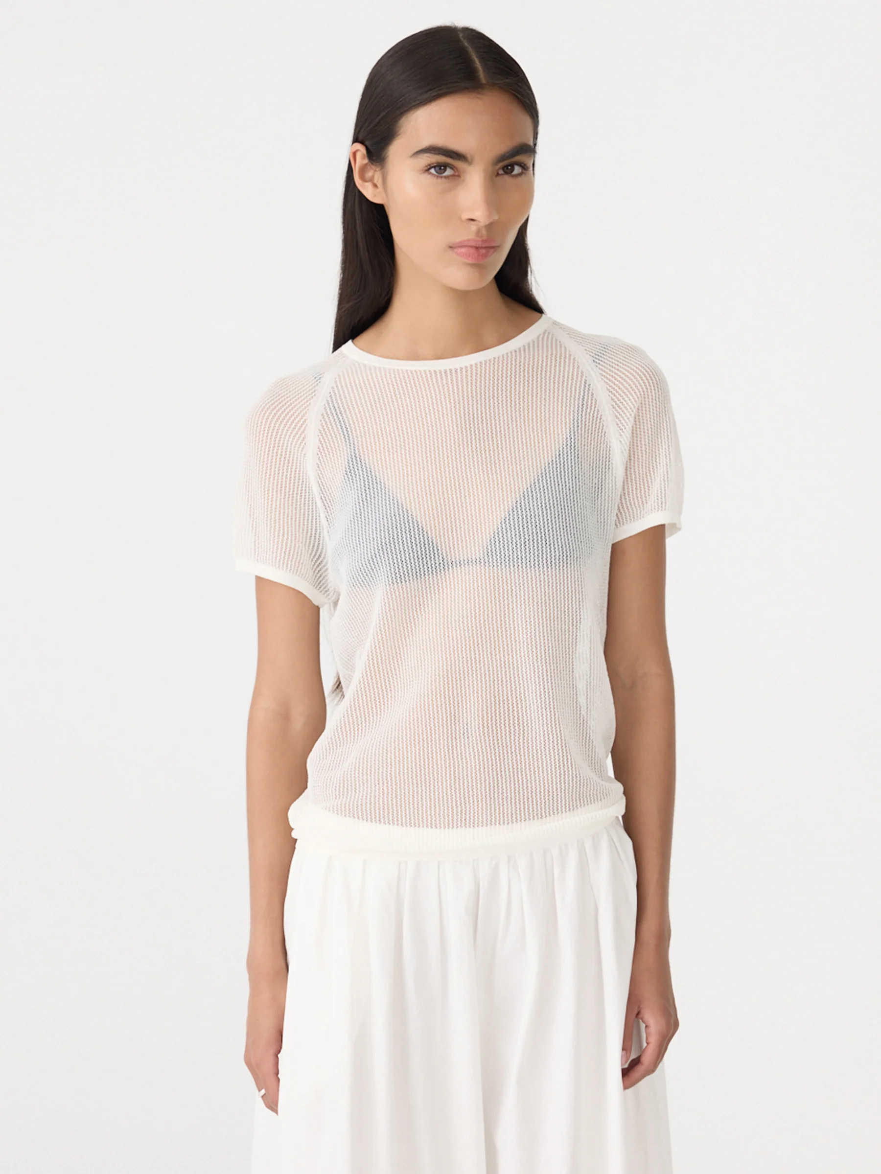 Sheer Rib Baby Raglan T-Shirt - Image 2