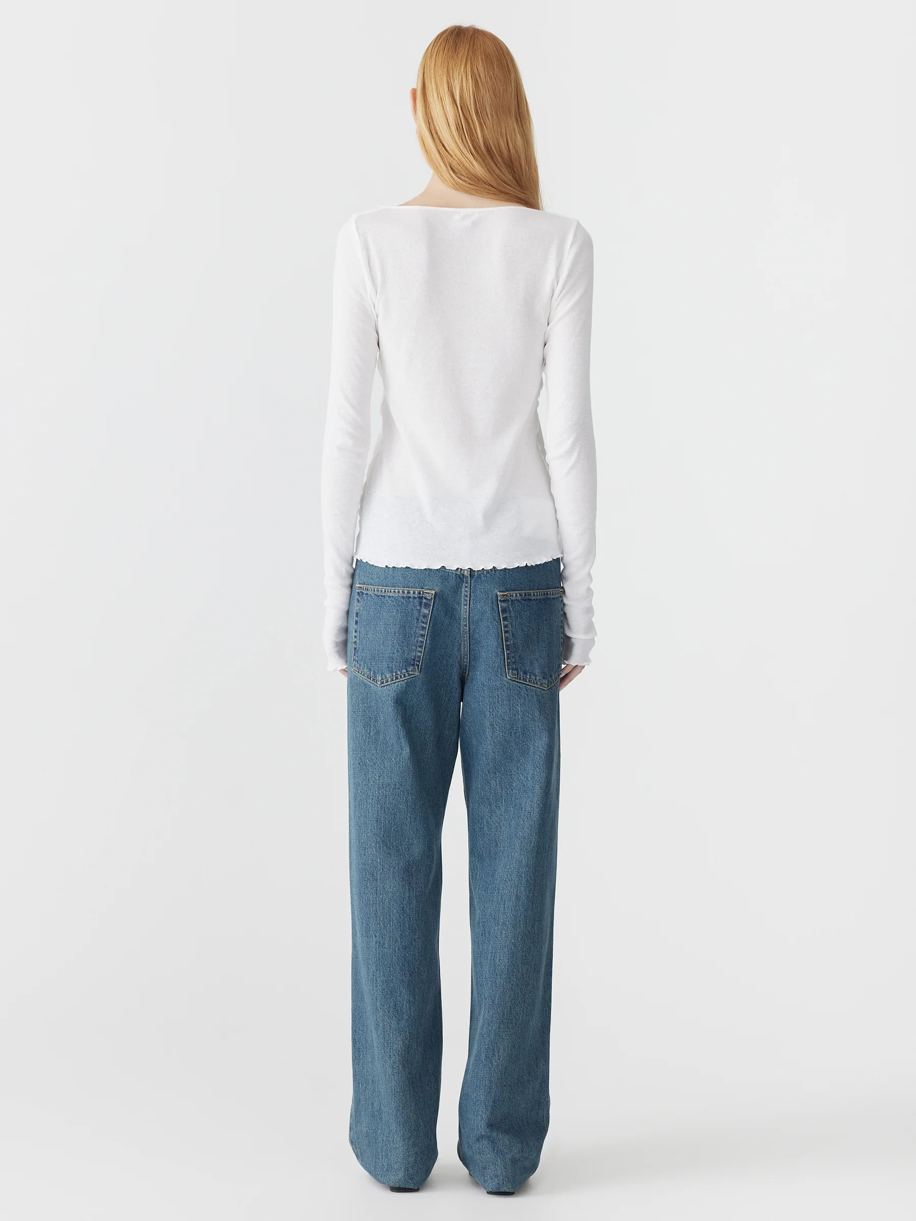 Slim Babylock Scoop Neck Long Sleeve - Image 7