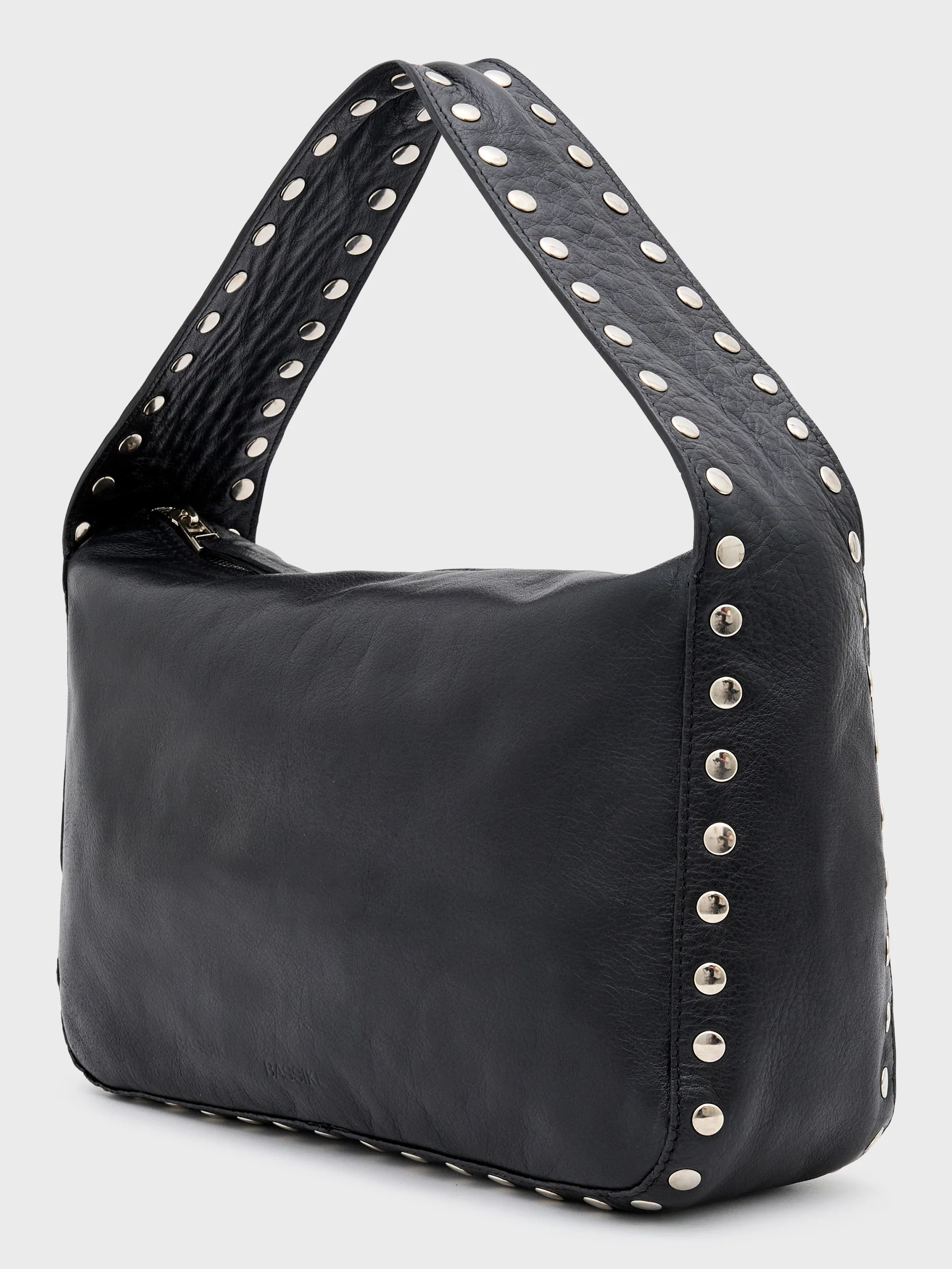 Slouch Studded Shoulder Bag - Image 3